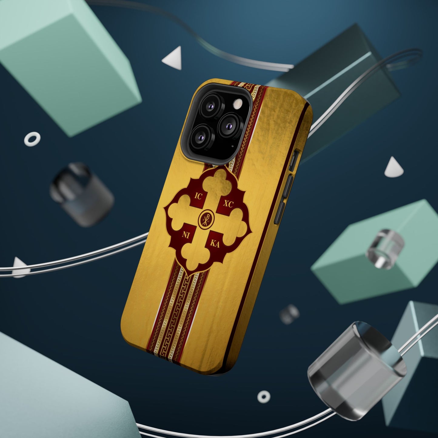 Greek Orthodox Cross Magnetic Impact-Resistant Phone Case