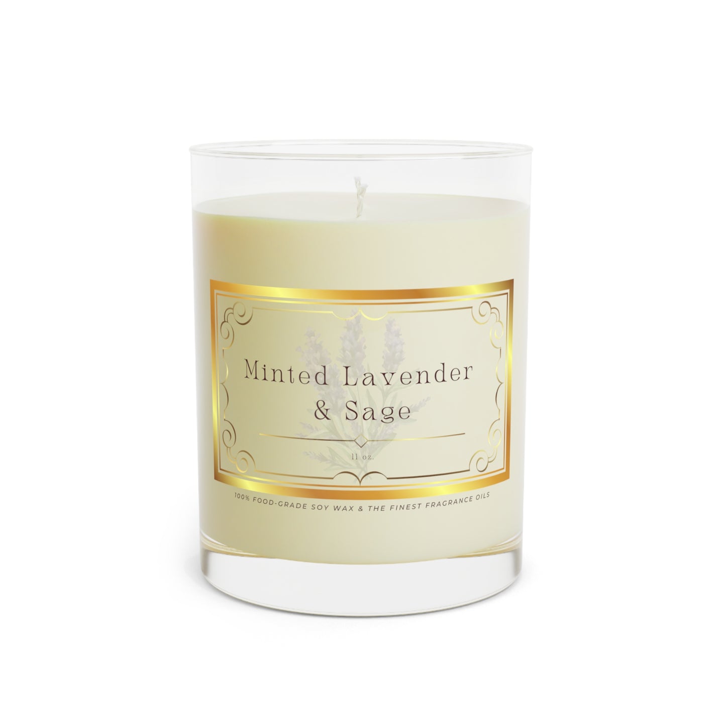 White tea Fig, Mint Lavender Sage, Ocean Mist Scented Candles