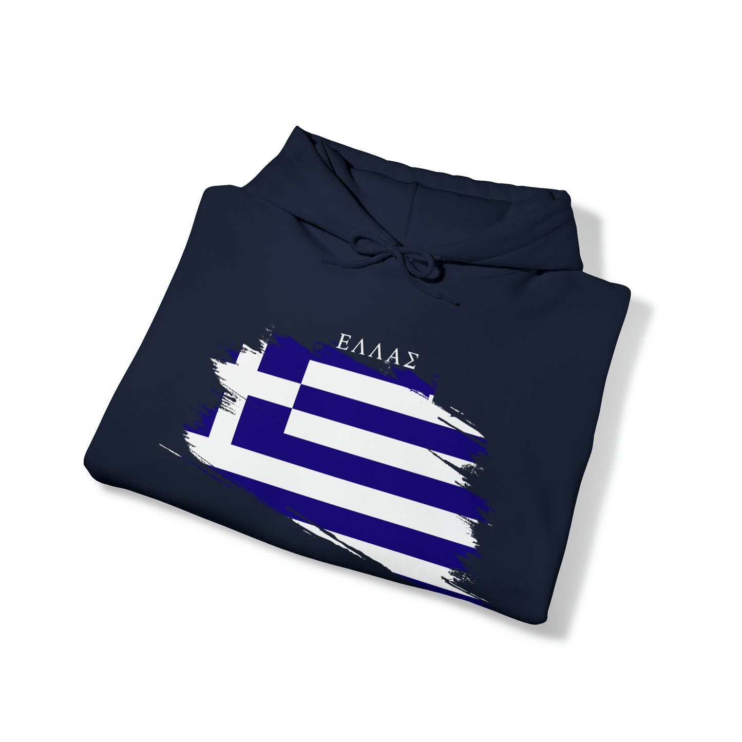 Ellas Greece Flag Artistic Unisex Heavy Blend™ Hooded Sweatshirt