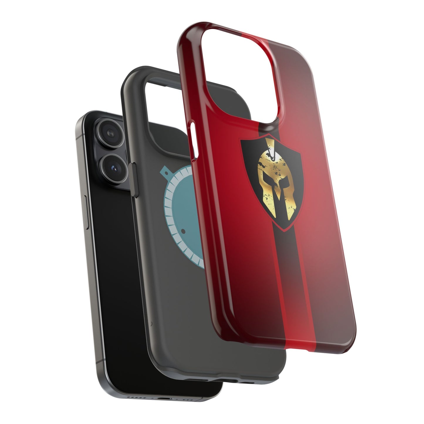 Spartan Helmet Magnetic Impact-Resistant Phone Case