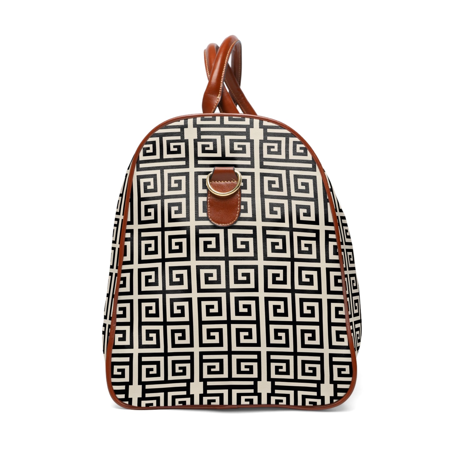 Greek Key Waterproof Travel Bag