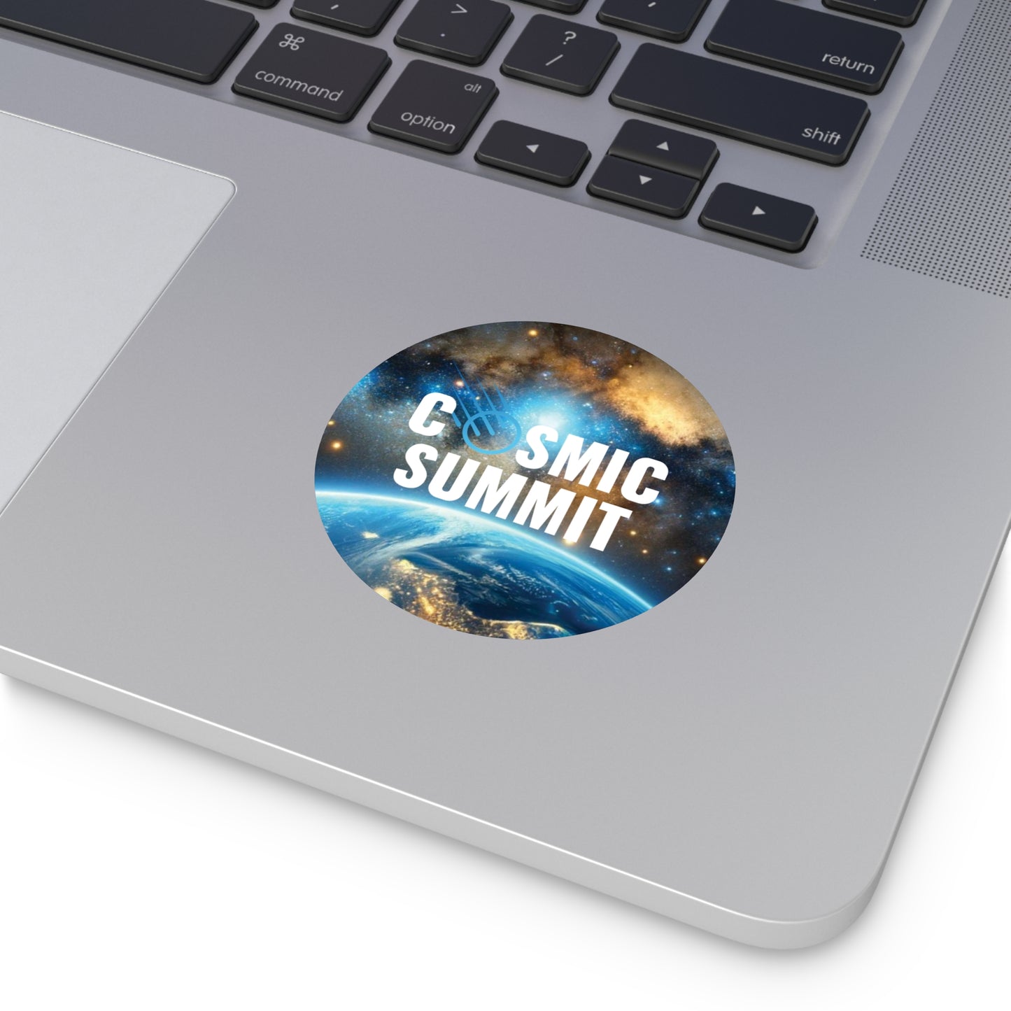 Cosmic Summit Round Vinyl Stickers