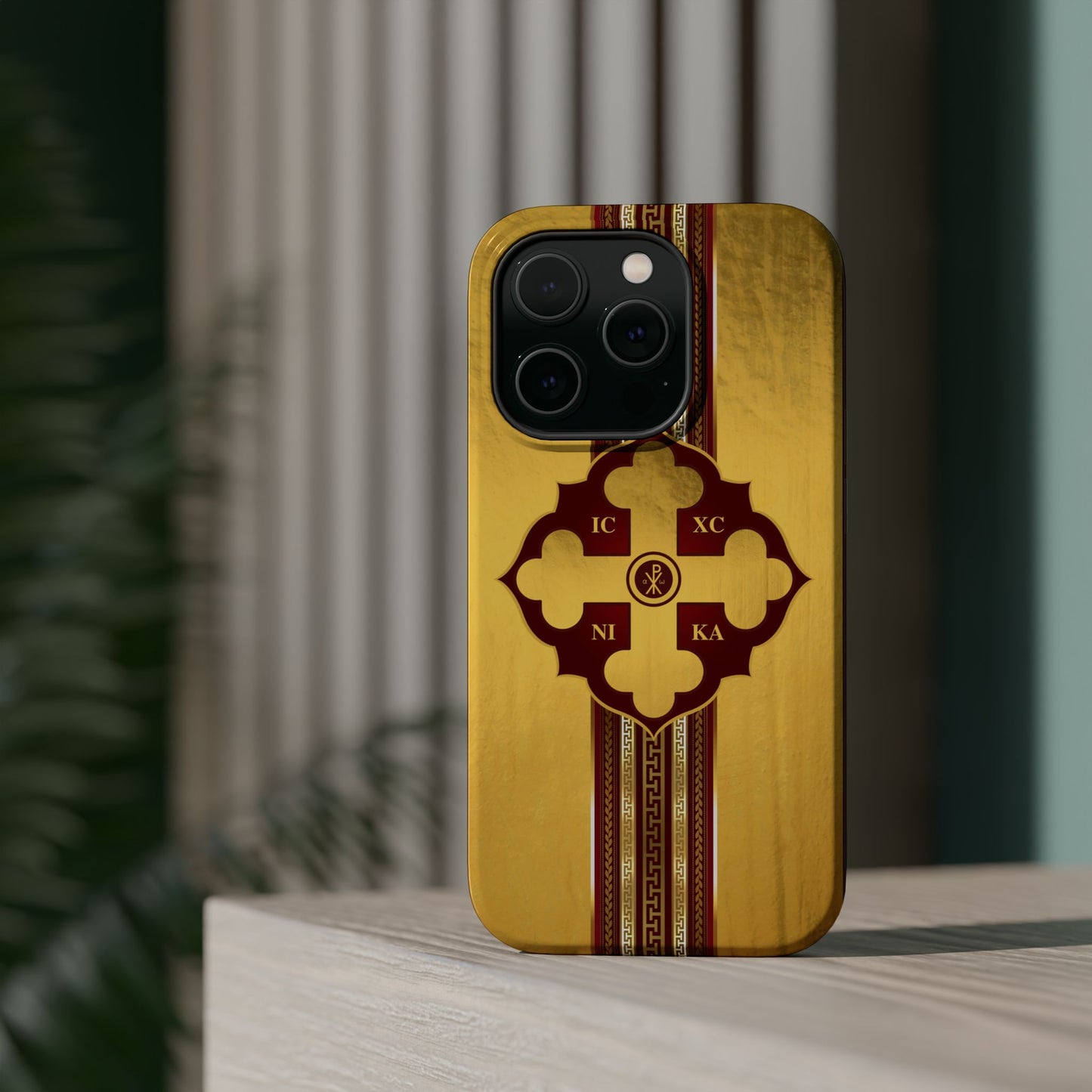 Greek Orthodox Cross Magnetic Impact-Resistant Phone Case