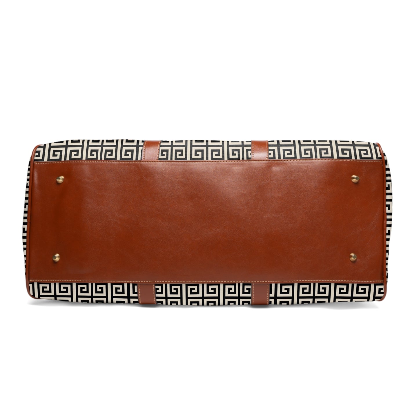 Greek Key Waterproof Travel Bag