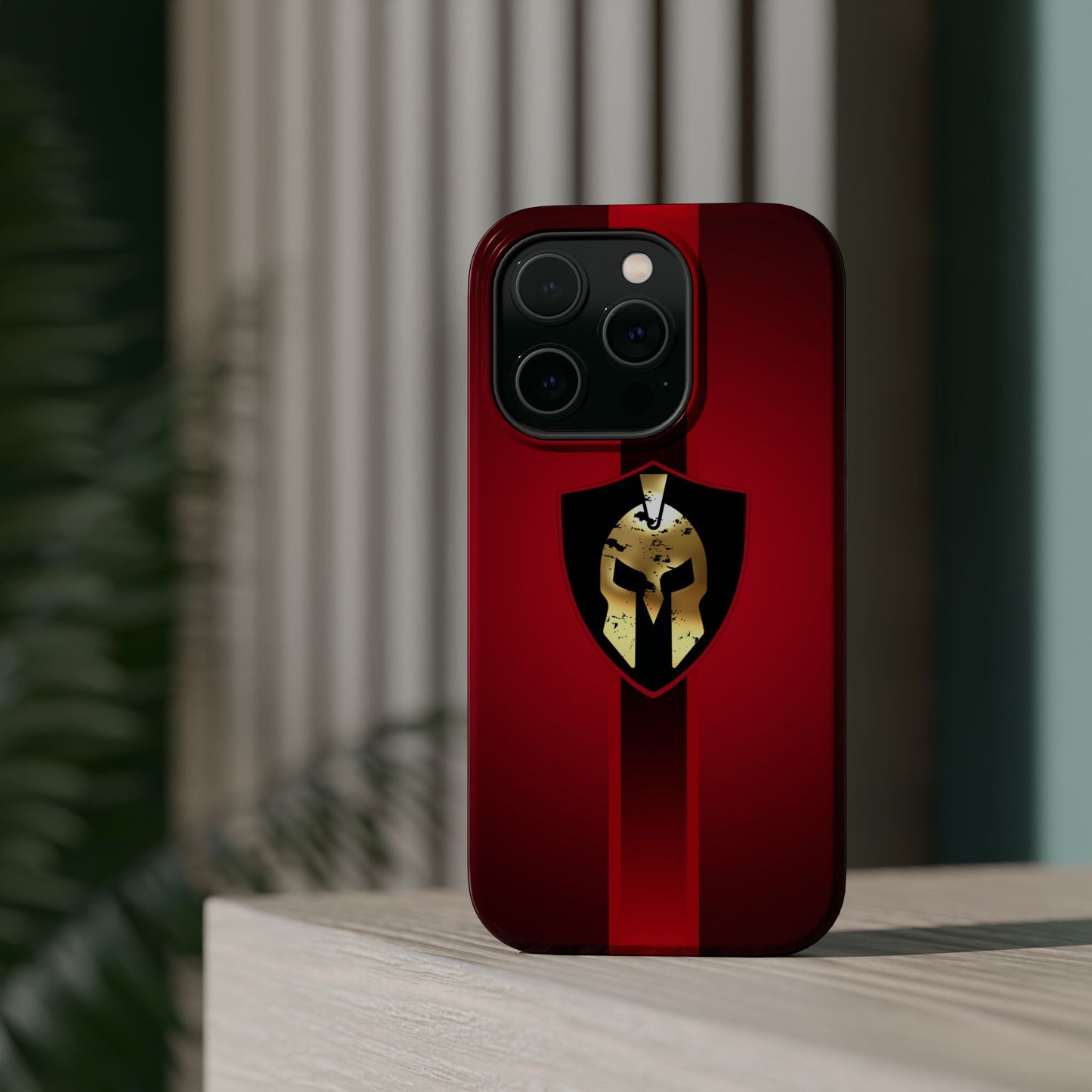 Spartan Helmet Magnetic Impact-Resistant Phone Case