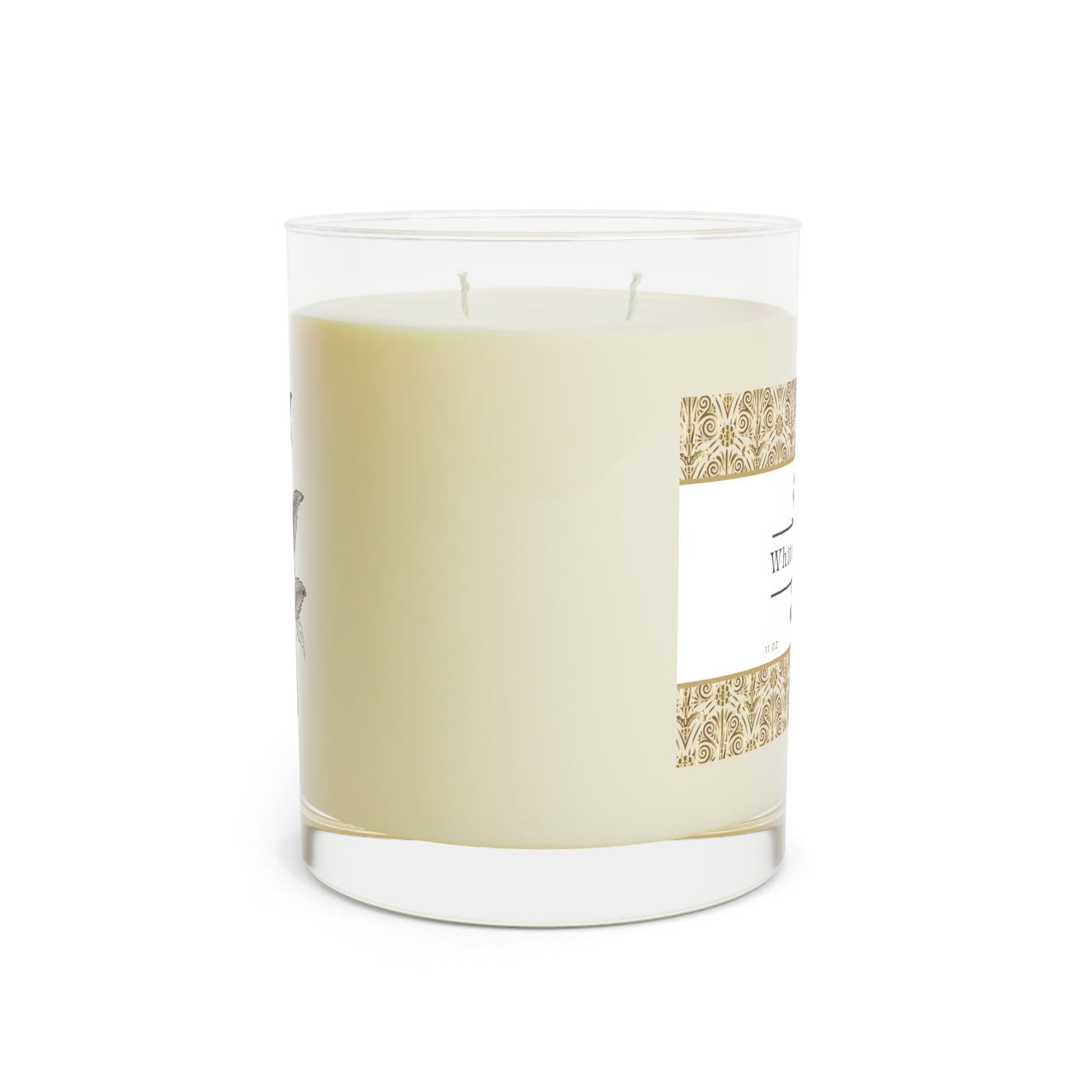 White Tea & Fig Scented Candle - Full Glass, 11oz