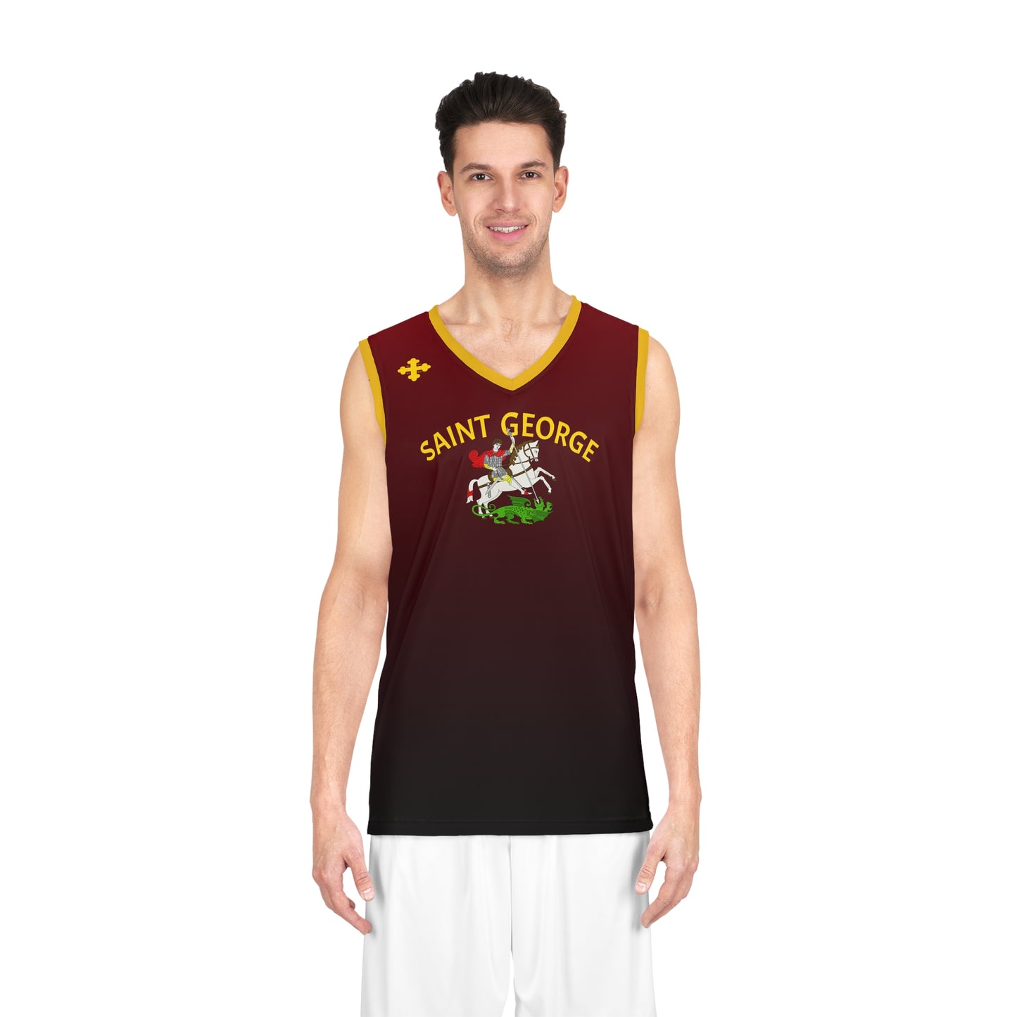 Saint George GOYA Maroon Basketball Jersey