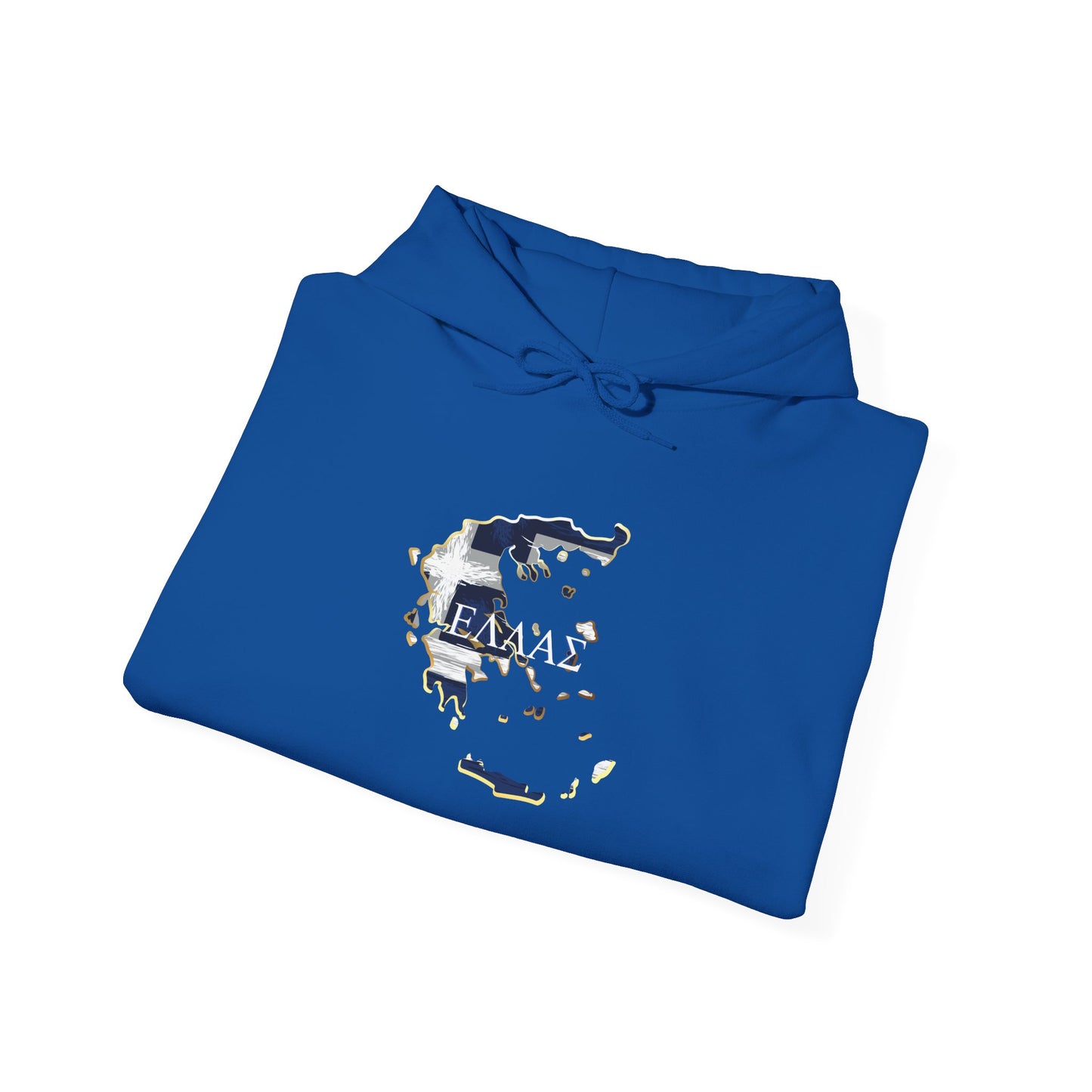 Greece Map Unisex Heavy Blend™ Hooded Sweatshirt