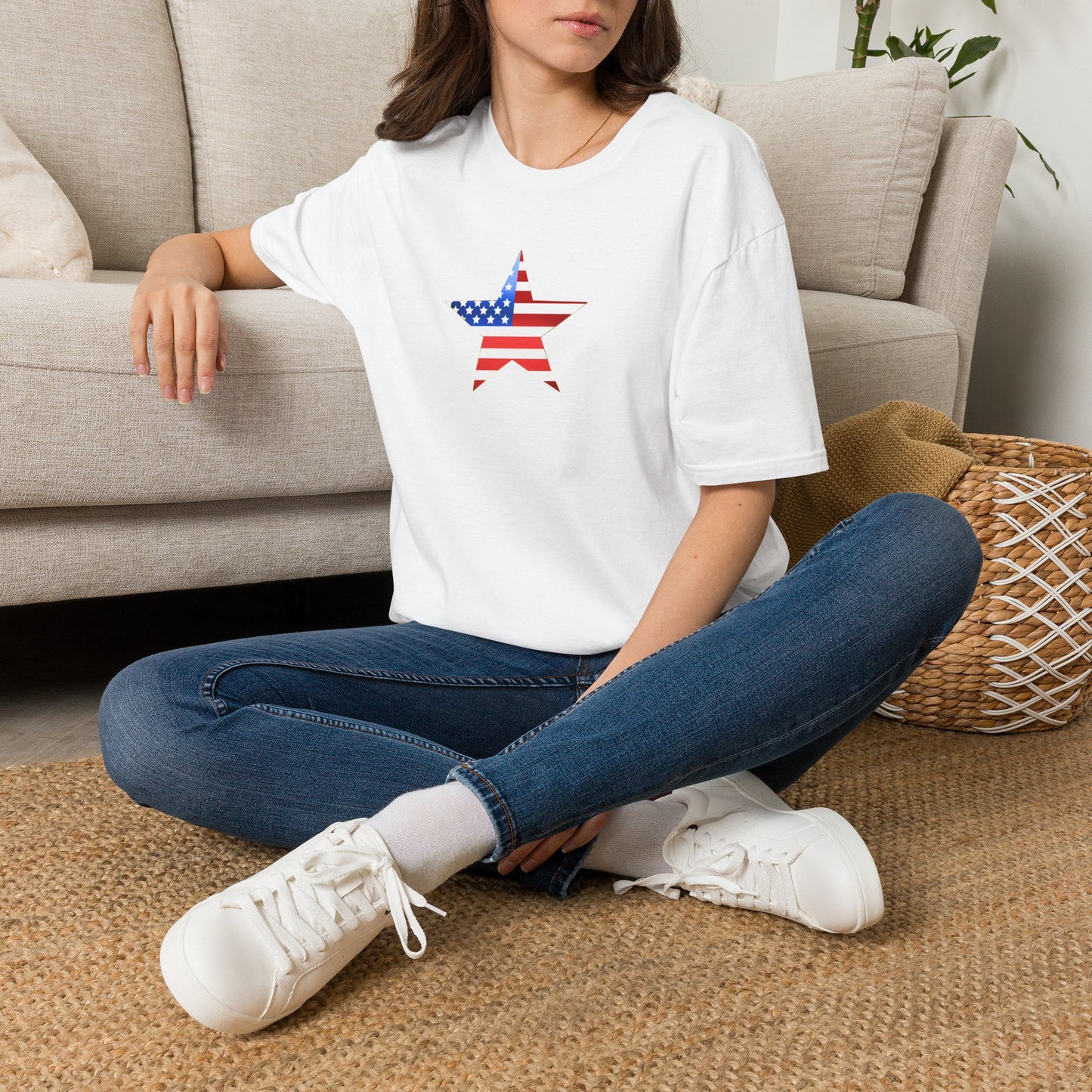 American Flag Star T-Shirt
