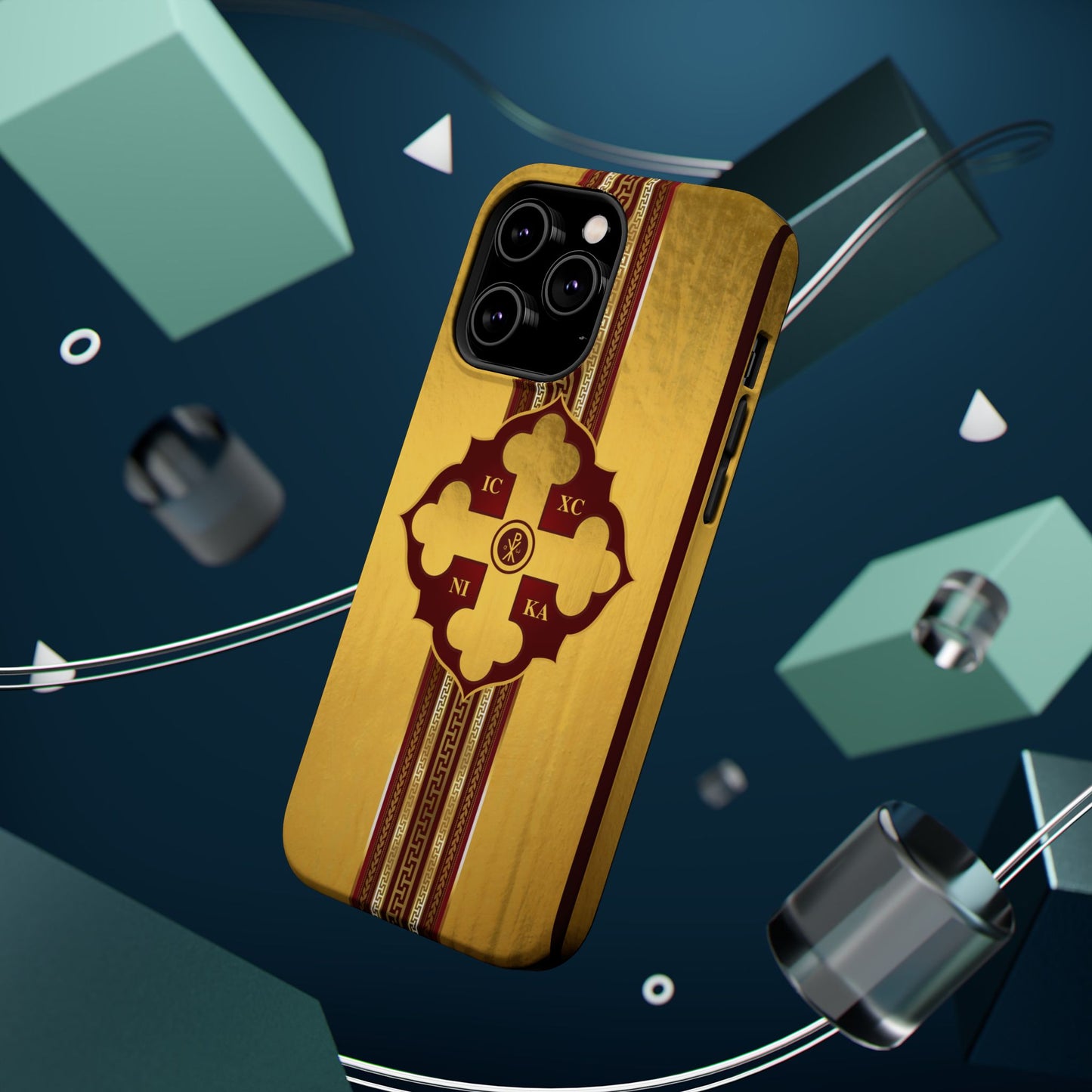Greek Orthodox Cross Magnetic Impact-Resistant Phone Case