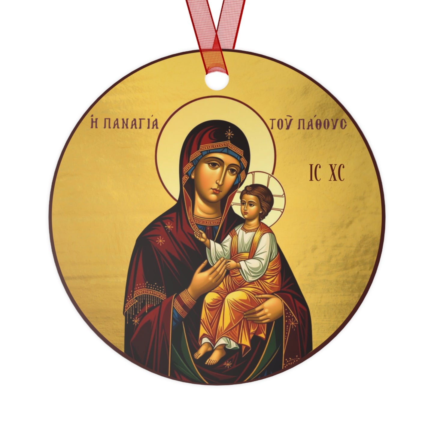 Byzantine Nativity and Theotokos Christmas Decoration GOYA