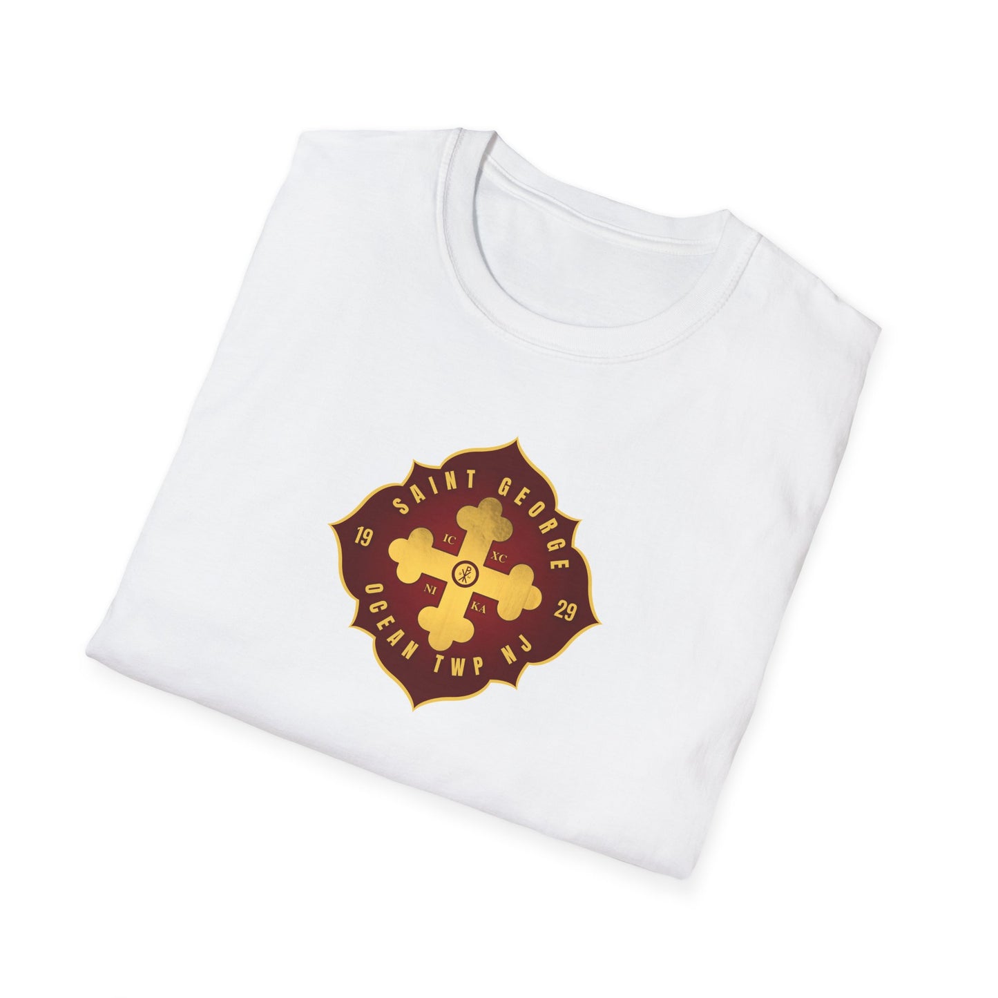 Saint George Ocean Twp NJ Softstyle T‑Shirt