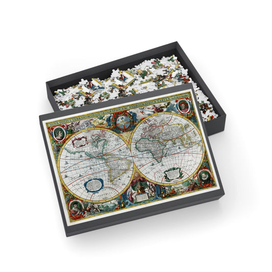 Atlas 1641 or 1791 Maps Jigsaw Puzzle (252, 500, 1000-Piece)