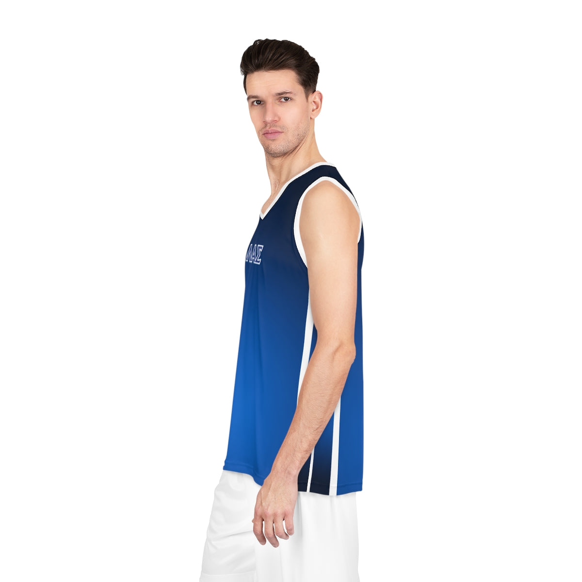 Ellas Blue Basketball Jersey GOYA