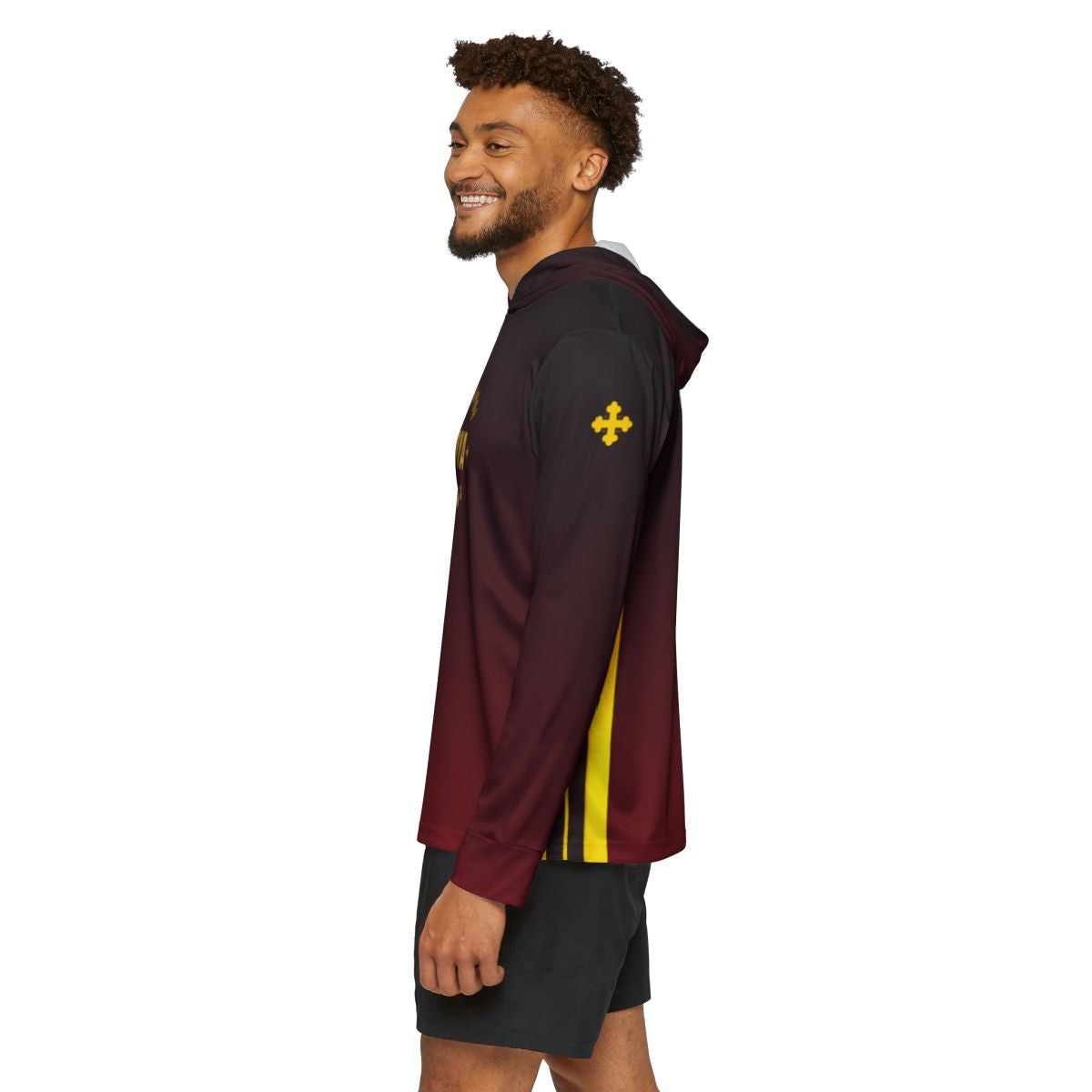 ST George GOYA Maroon Sports Warmup Hoodie