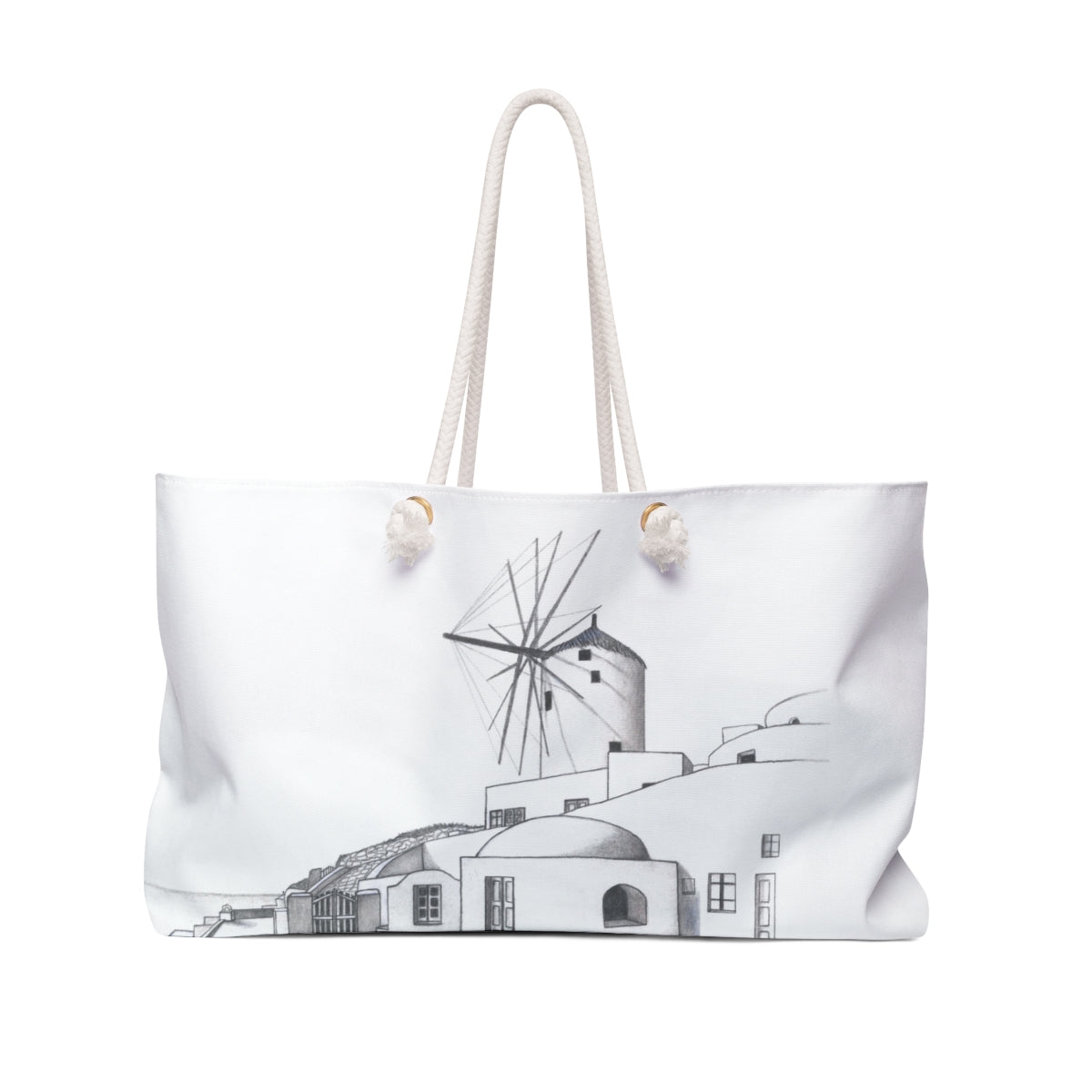 Oia Santorini Beach Weekender Bag
