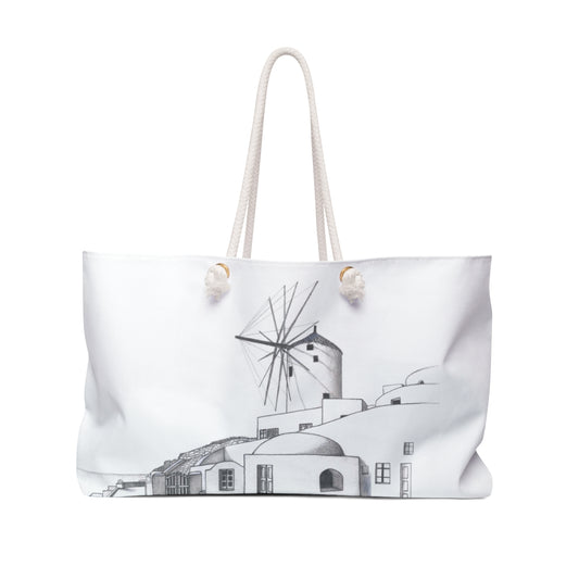 Oia Santorini Beach Weekender Bag