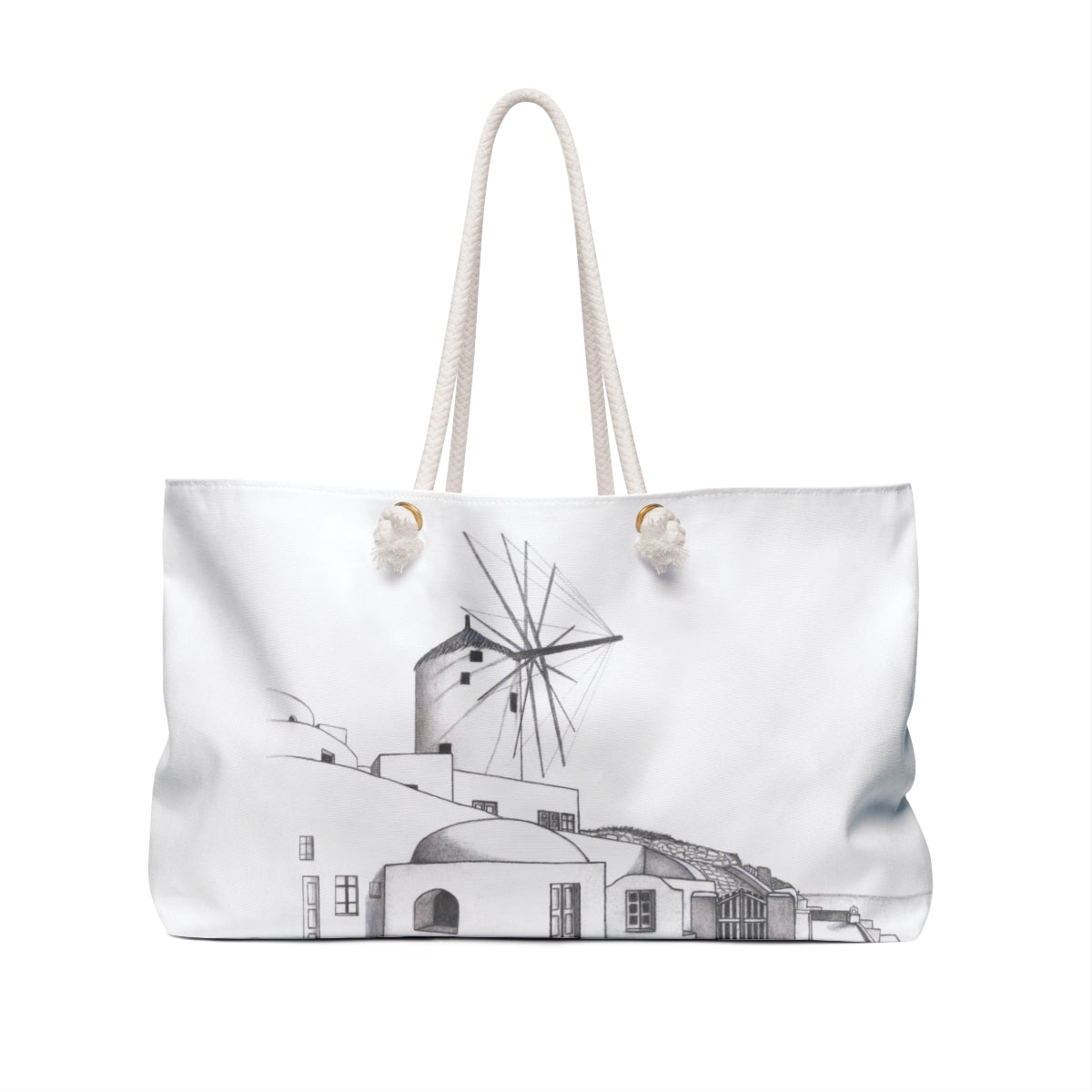 Oia Santorini Beach Weekender Bag