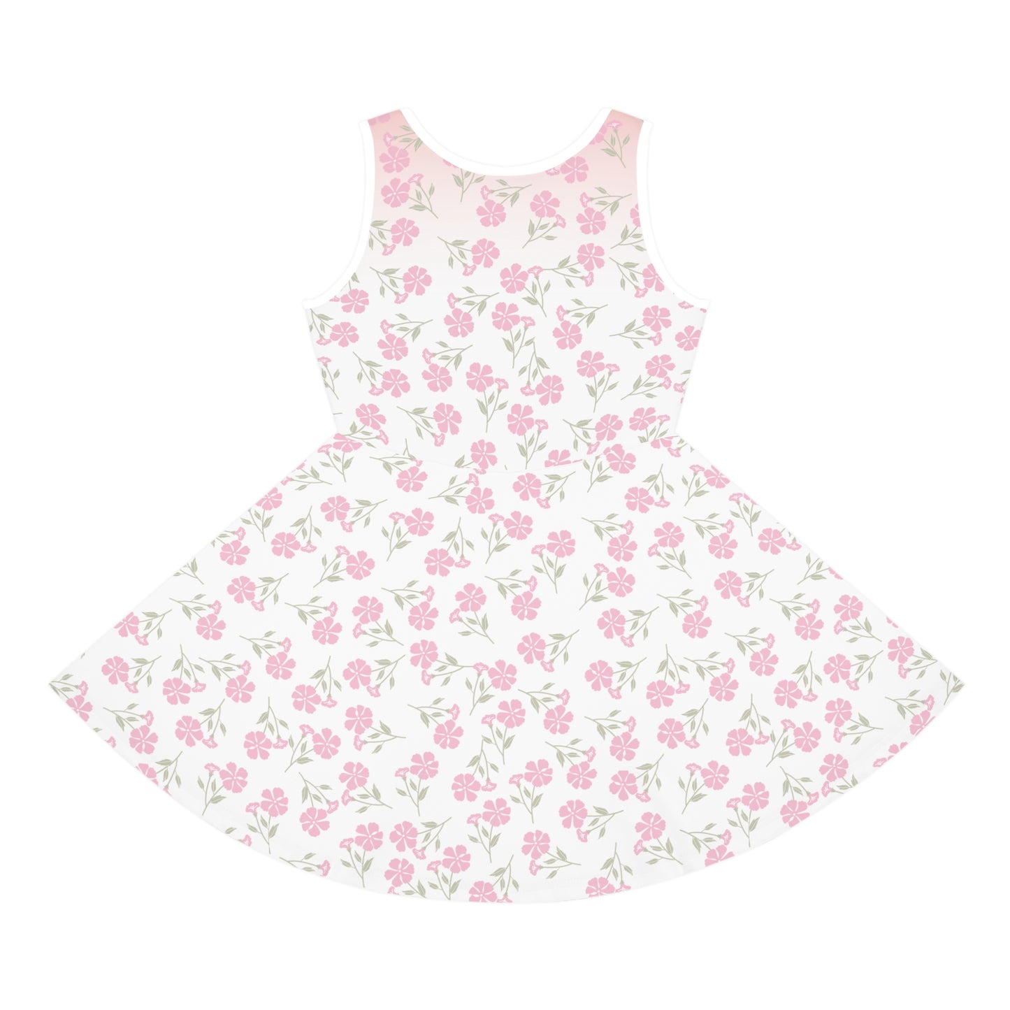 Floral Pink Girls' Sleeveless Sundress Kiki Collection