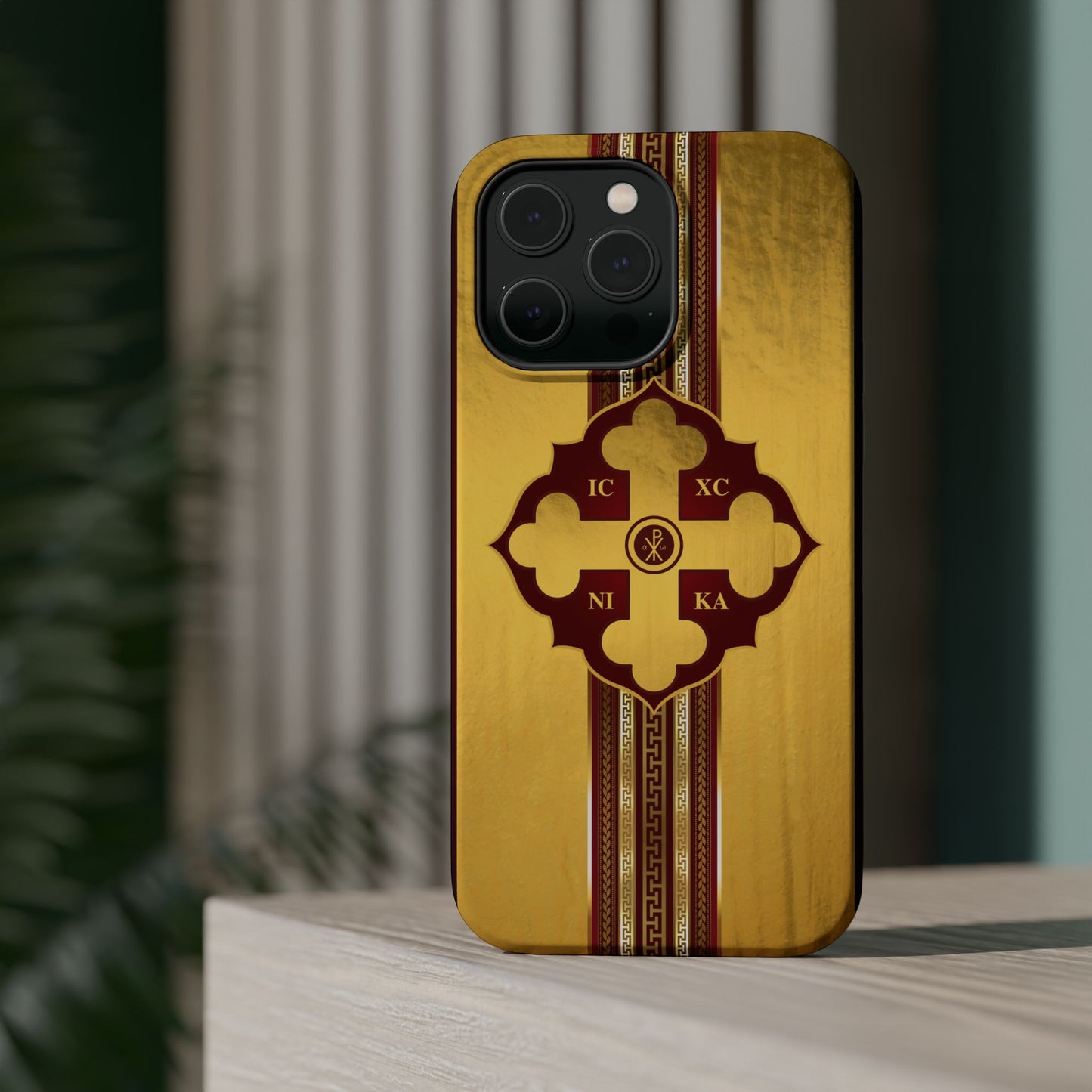 Greek Orthodox Cross Magnetic Impact-Resistant Phone Case