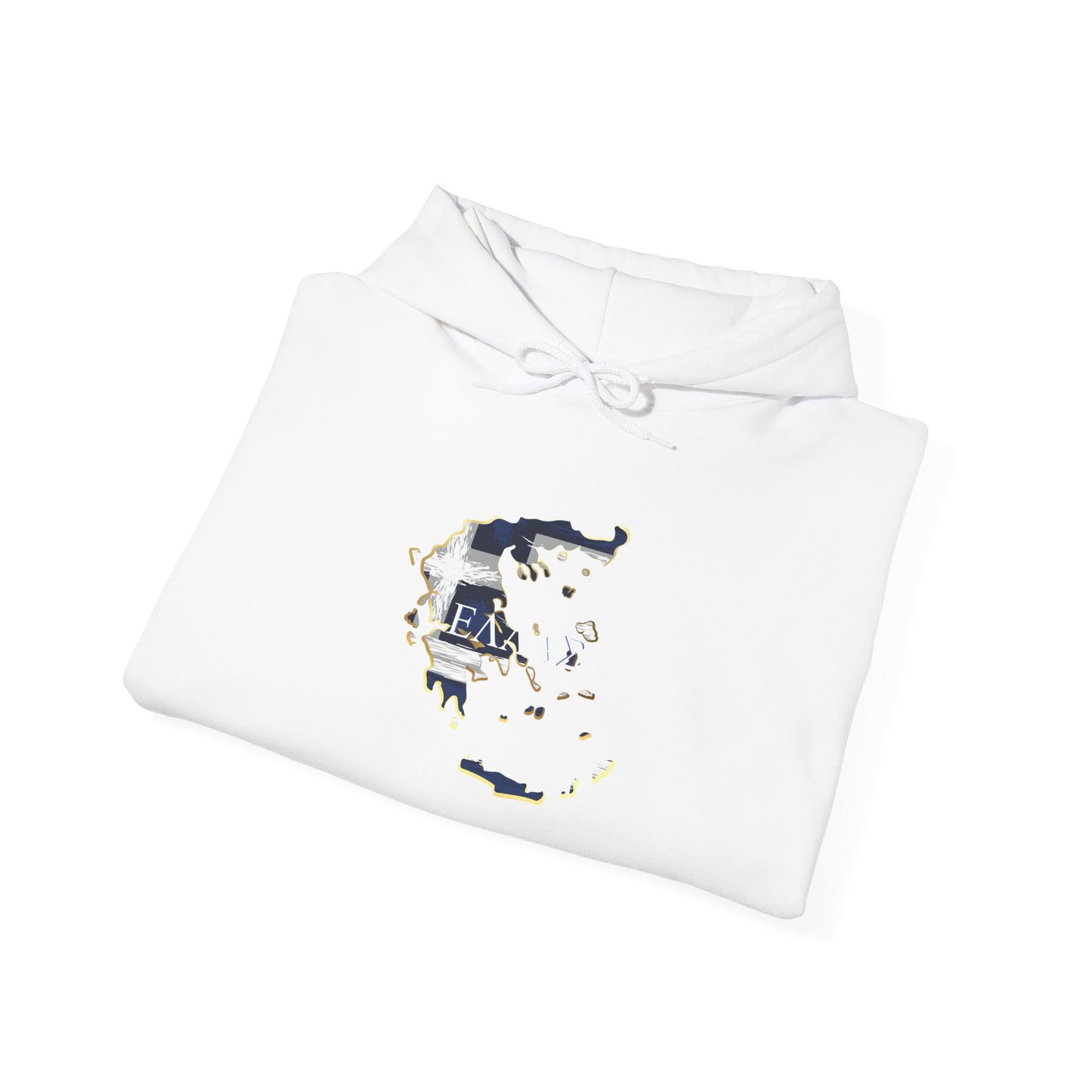 Greece Map Unisex Heavy Blend™ Hooded Sweatshirt