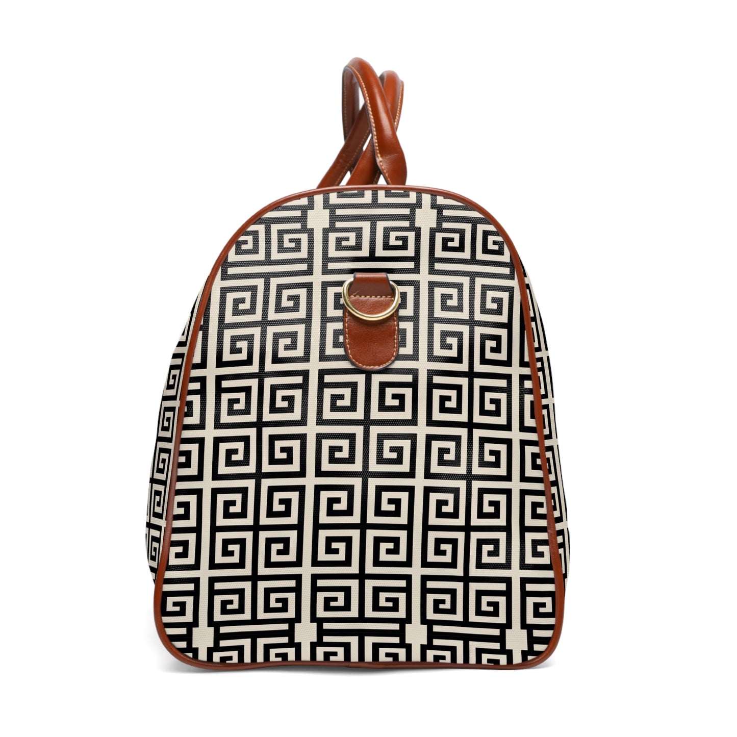 Greek Key Waterproof Travel Bag