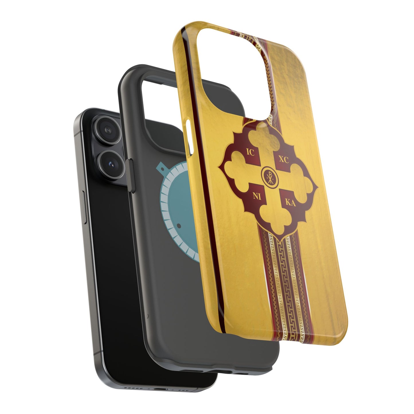 Greek Orthodox Cross Magnetic Impact-Resistant Phone Case
