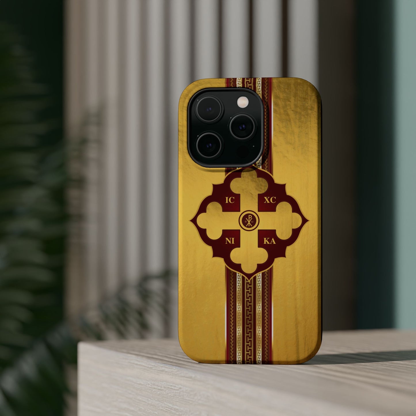 Greek Orthodox Cross Magnetic Impact-Resistant Phone Case