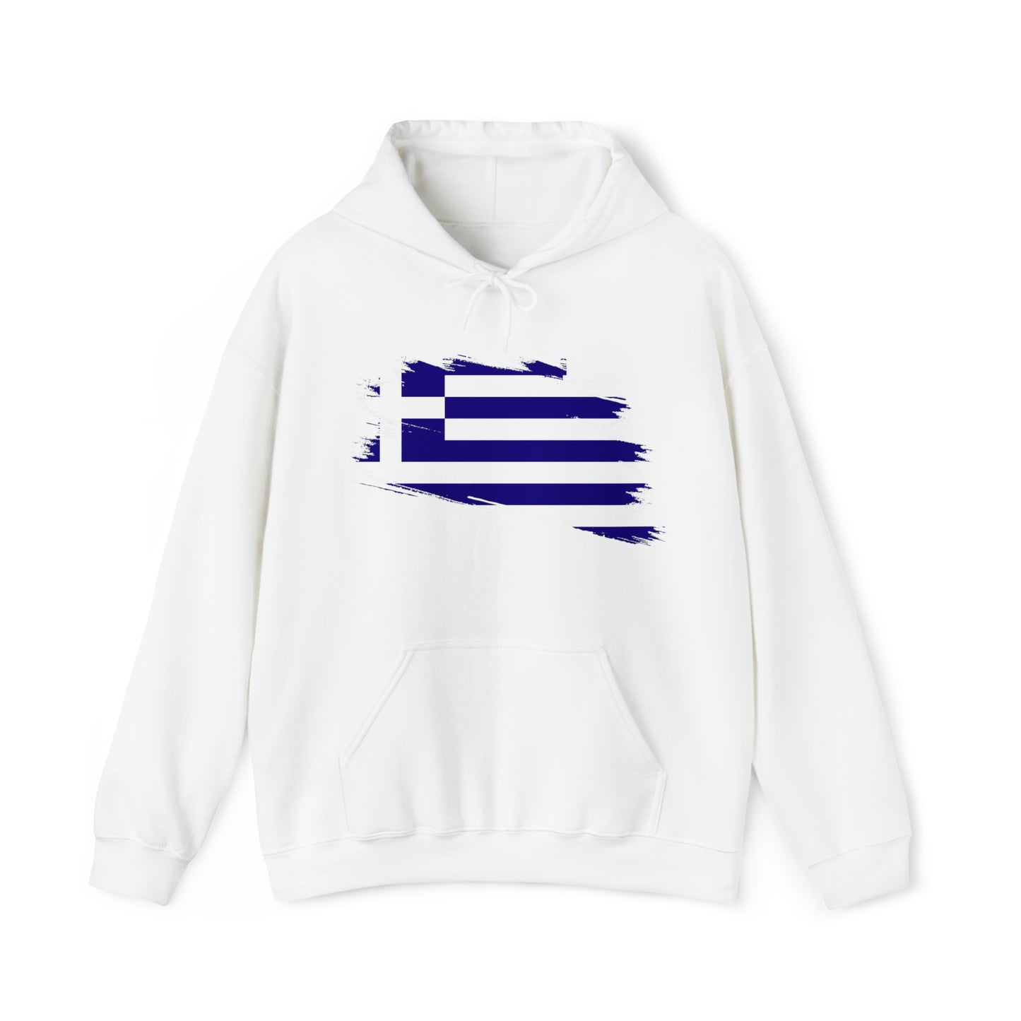 Ellas Greece Flag Artistic Unisex Heavy Blend™ Hooded Sweatshirt