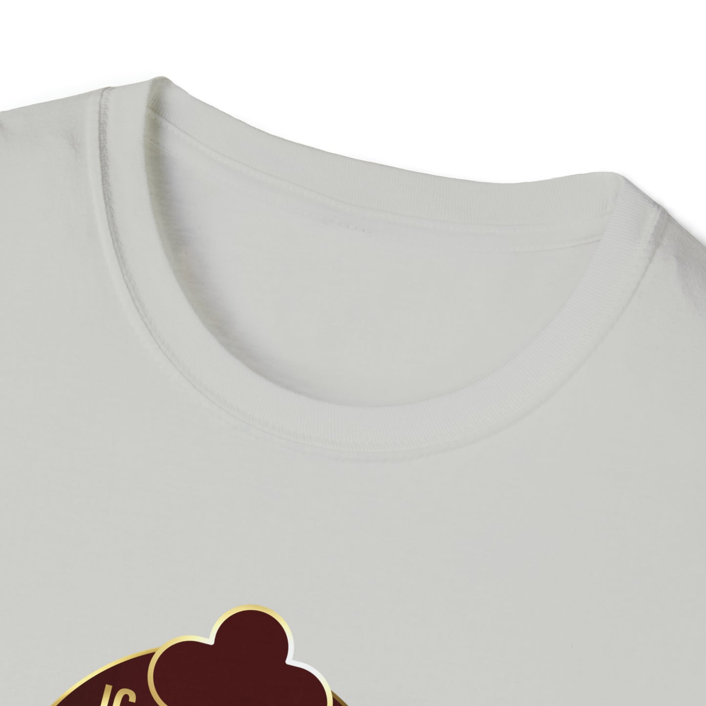 Greek Orthodox Cross Gold Maroon Softstyle T-Shirt