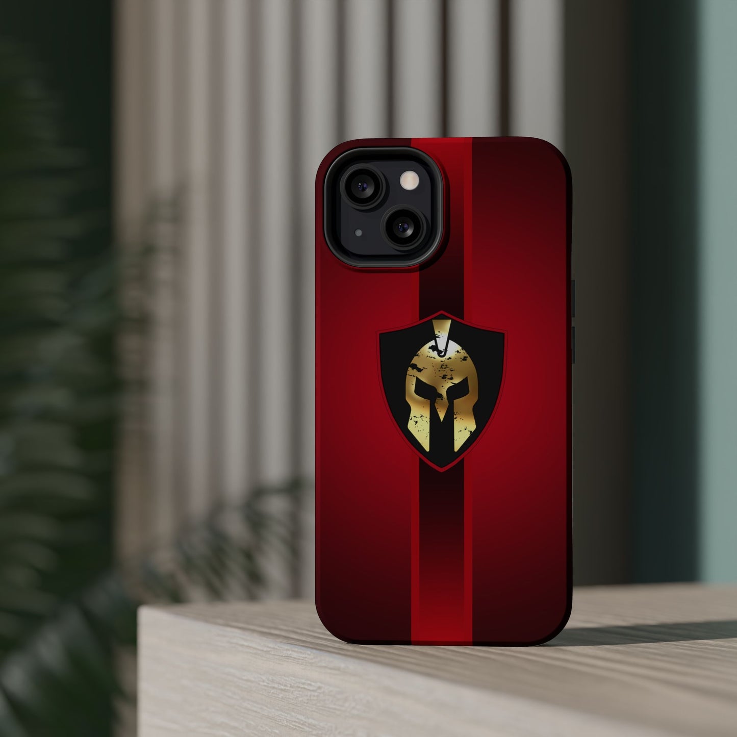 Spartan Helmet Magnetic Impact-Resistant Phone Case