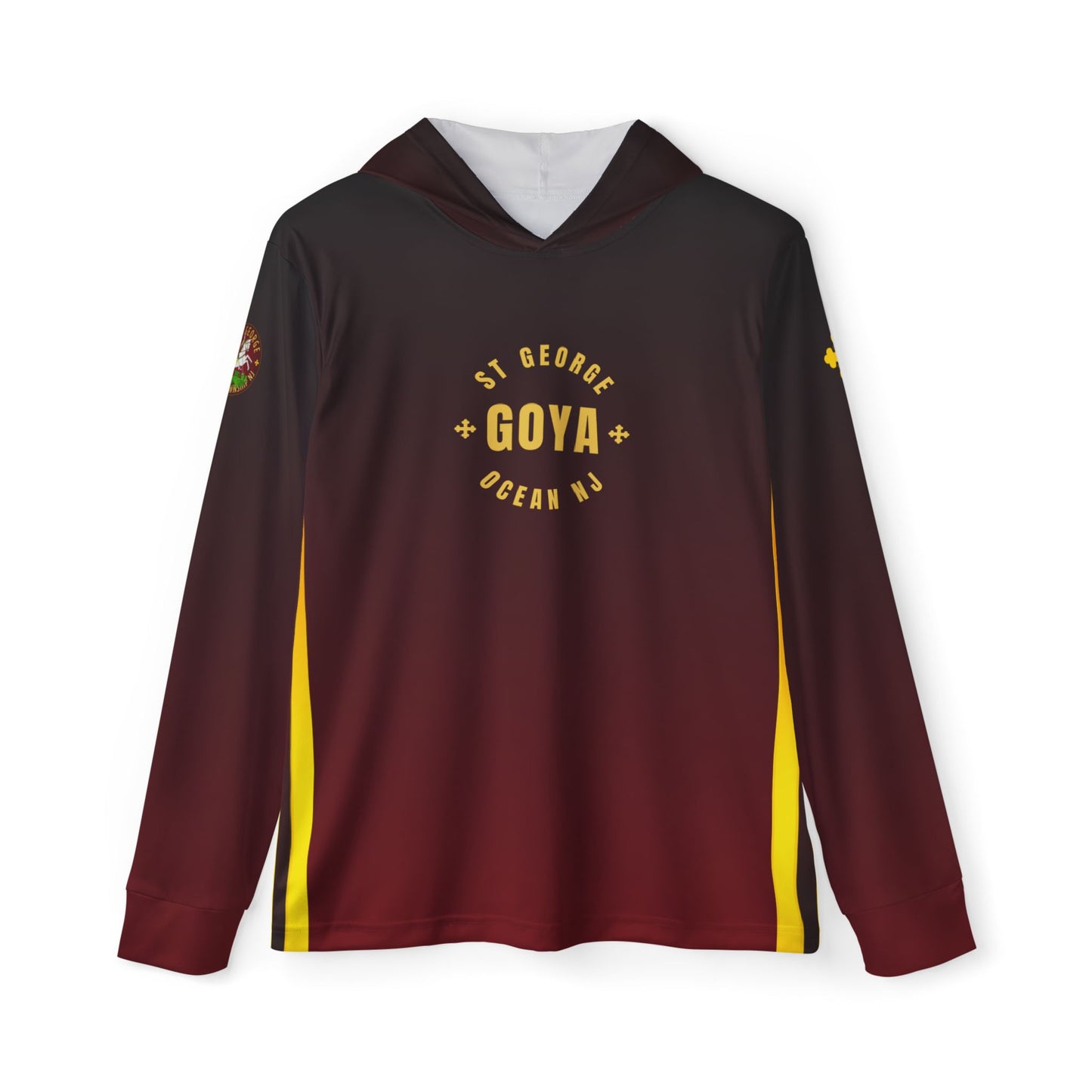 ST George GOYA Maroon Sports Warmup Hoodie