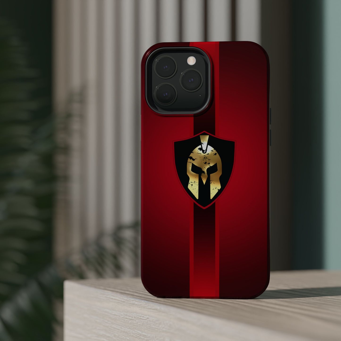 Spartan Helmet Magnetic Impact-Resistant Phone Case