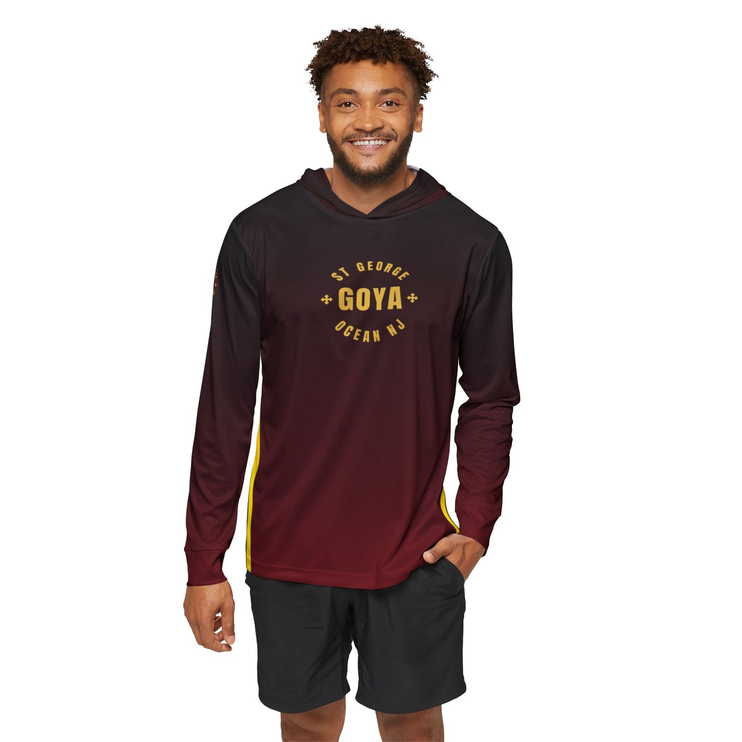 ST George GOYA Maroon Sports Warmup Hoodie