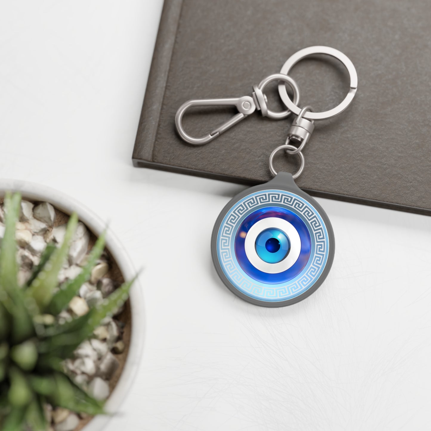 Evil Eye Blues Keychain