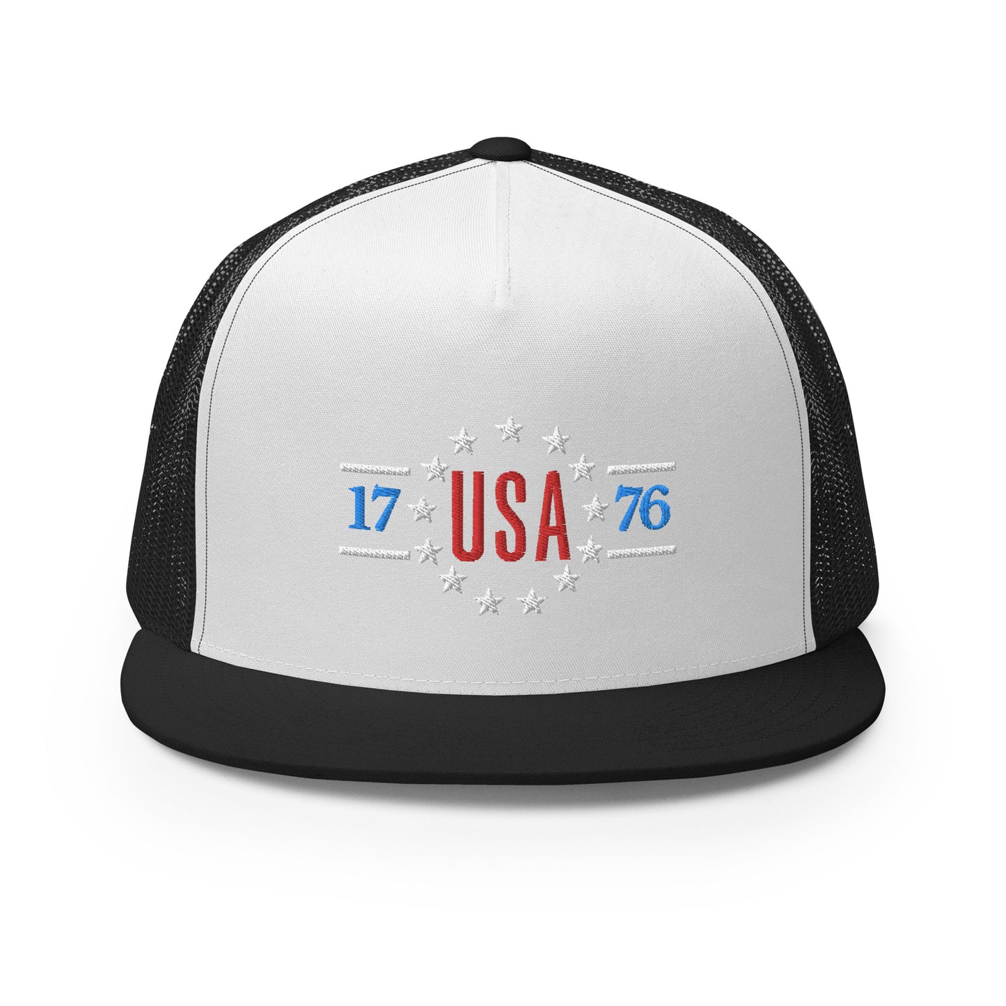 USA 1776 High Profile Trucker Cap