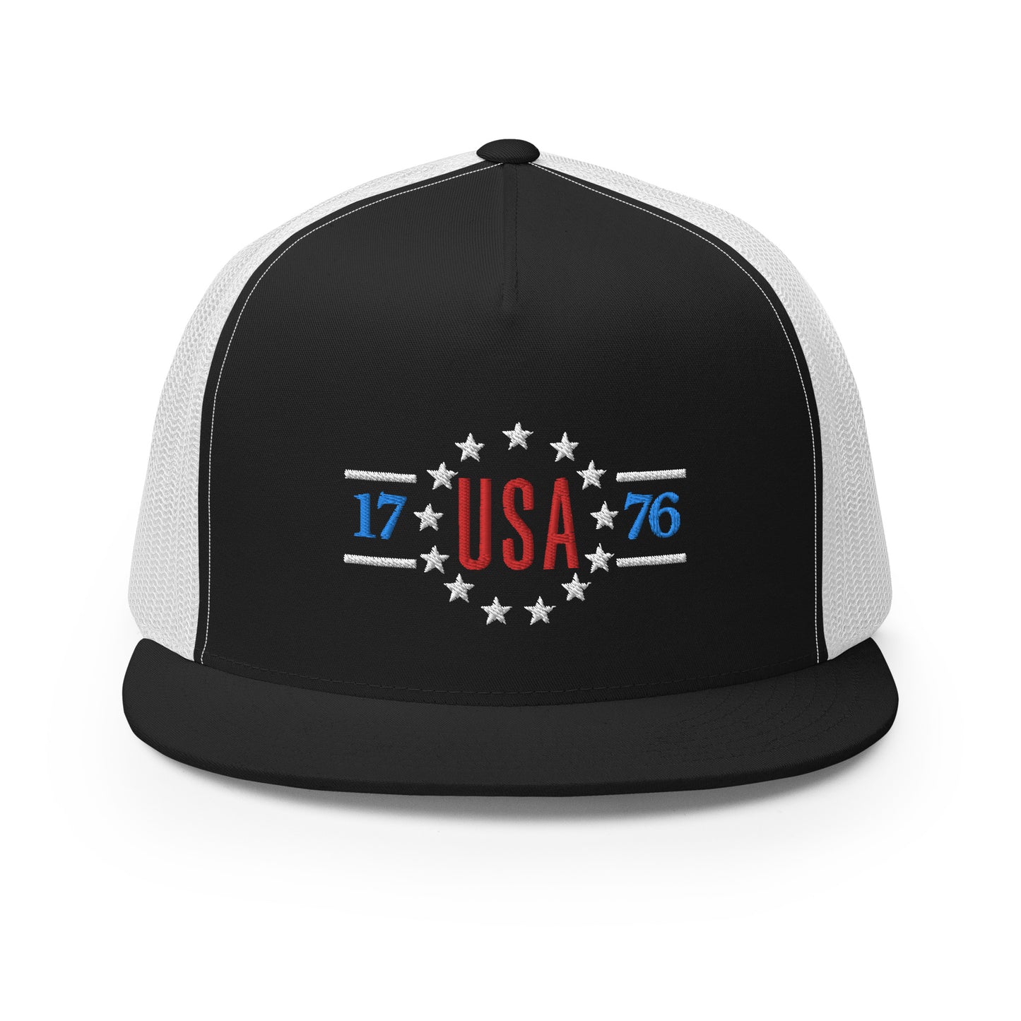 USA 1776 High Profile Trucker Cap