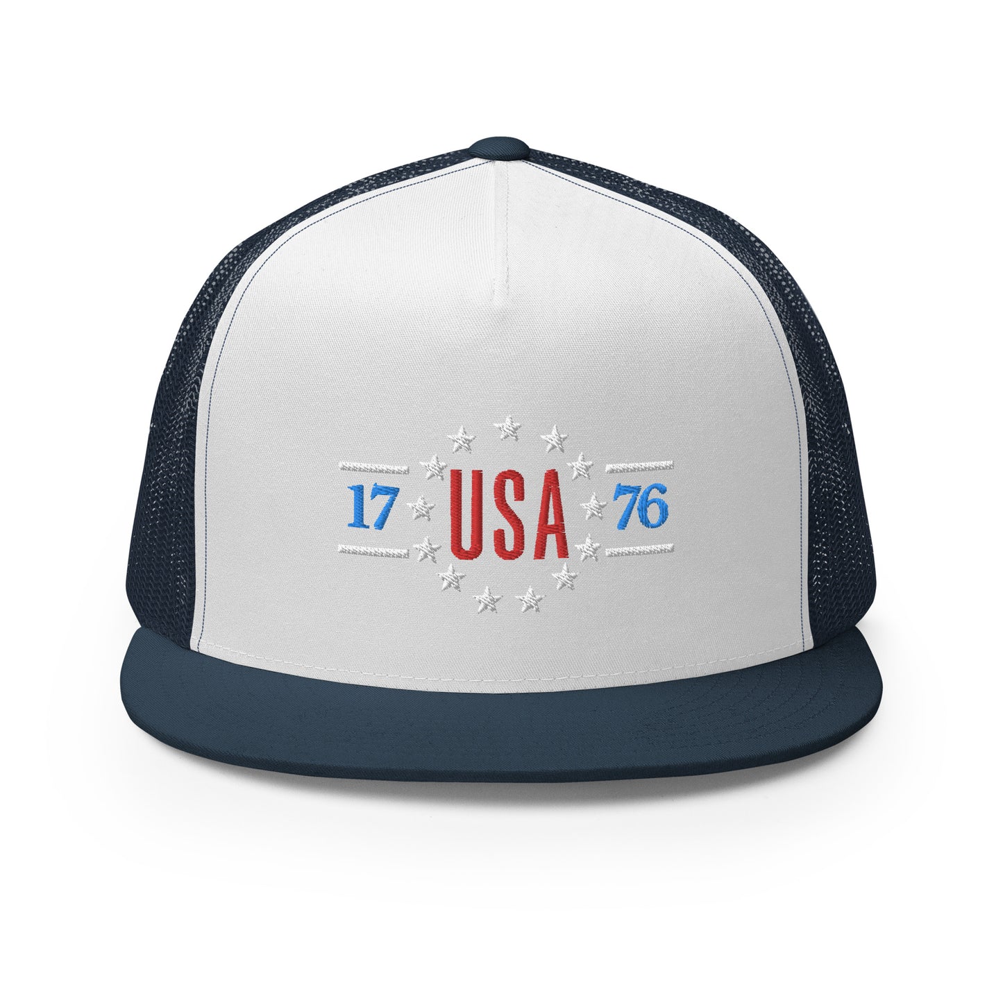 USA 1776 High Profile Trucker Cap