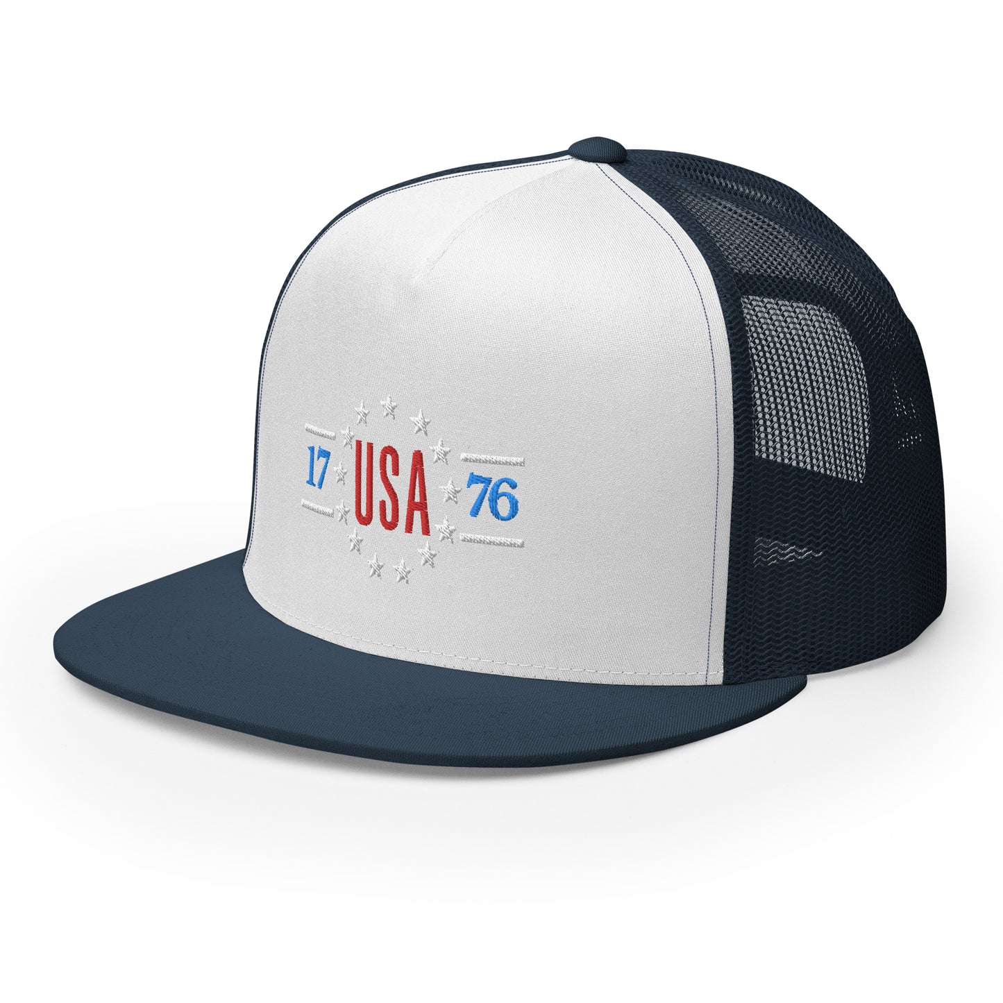 USA 1776 High Profile Trucker Cap