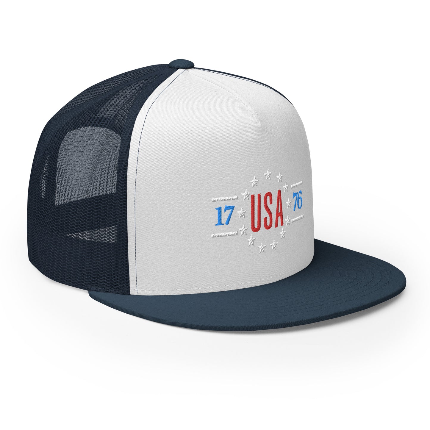 USA 1776 High Profile Trucker Cap