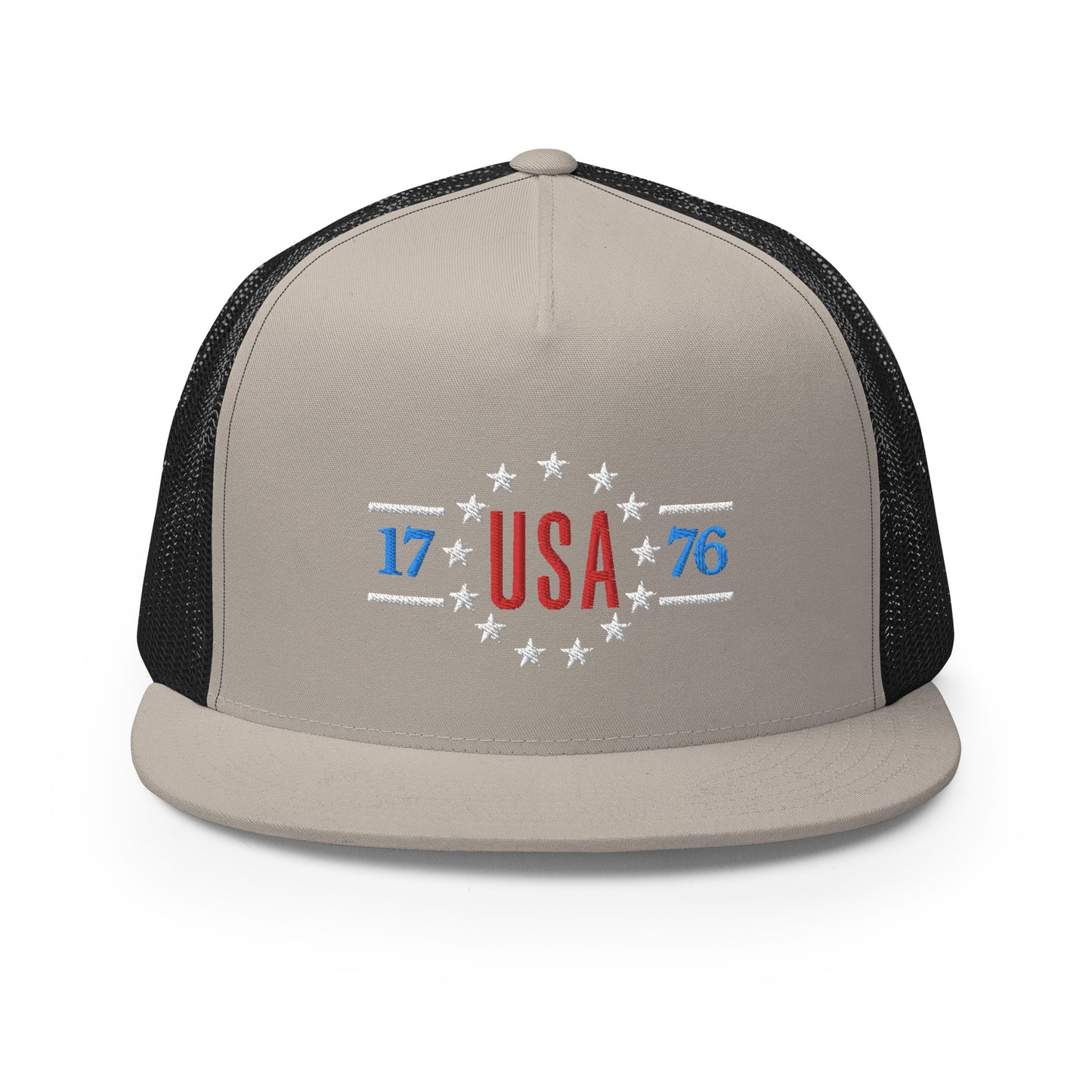 USA 1776 High Profile Trucker Cap