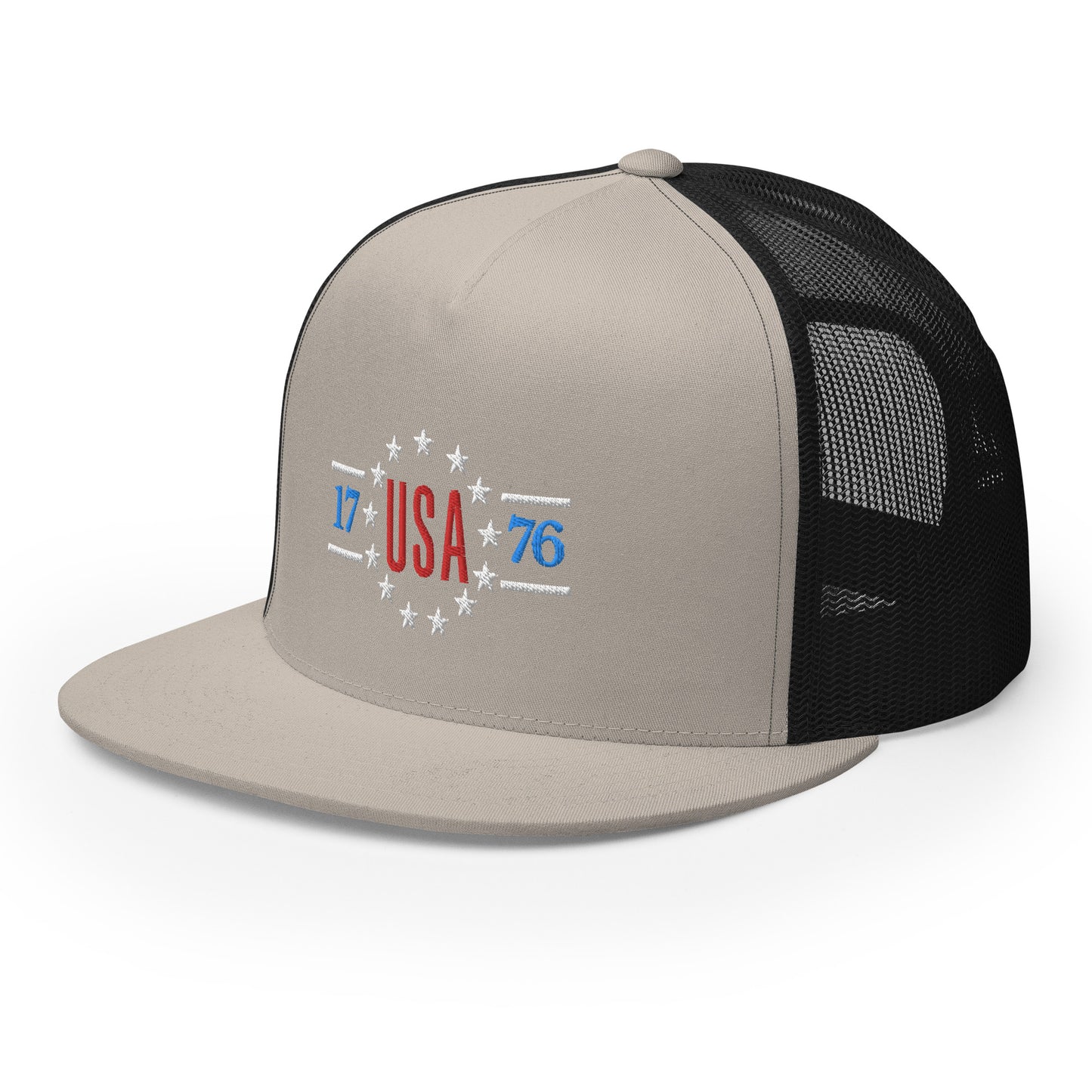 USA 1776 High Profile Trucker Cap