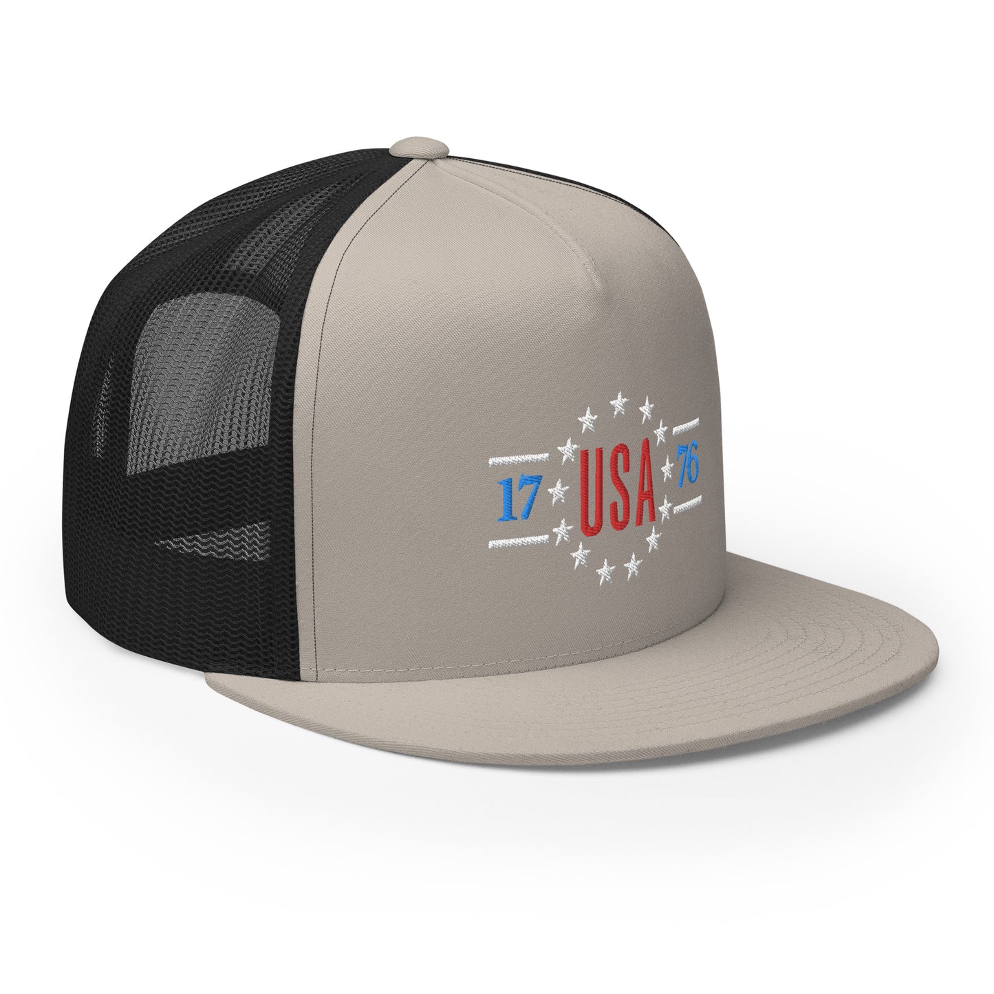 USA 1776 High Profile Trucker Cap