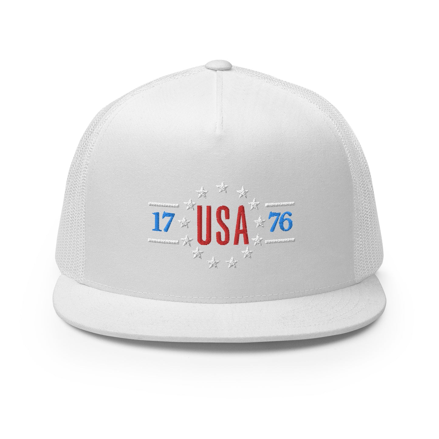 USA 1776 High Profile Trucker Cap