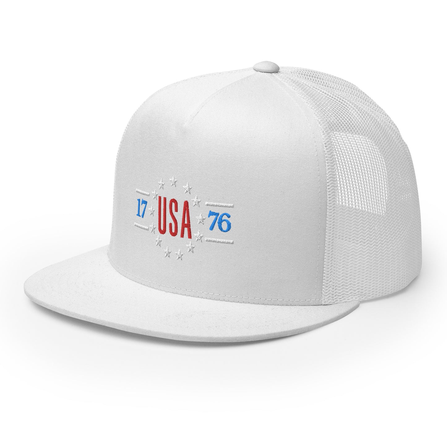 USA 1776 High Profile Trucker Cap