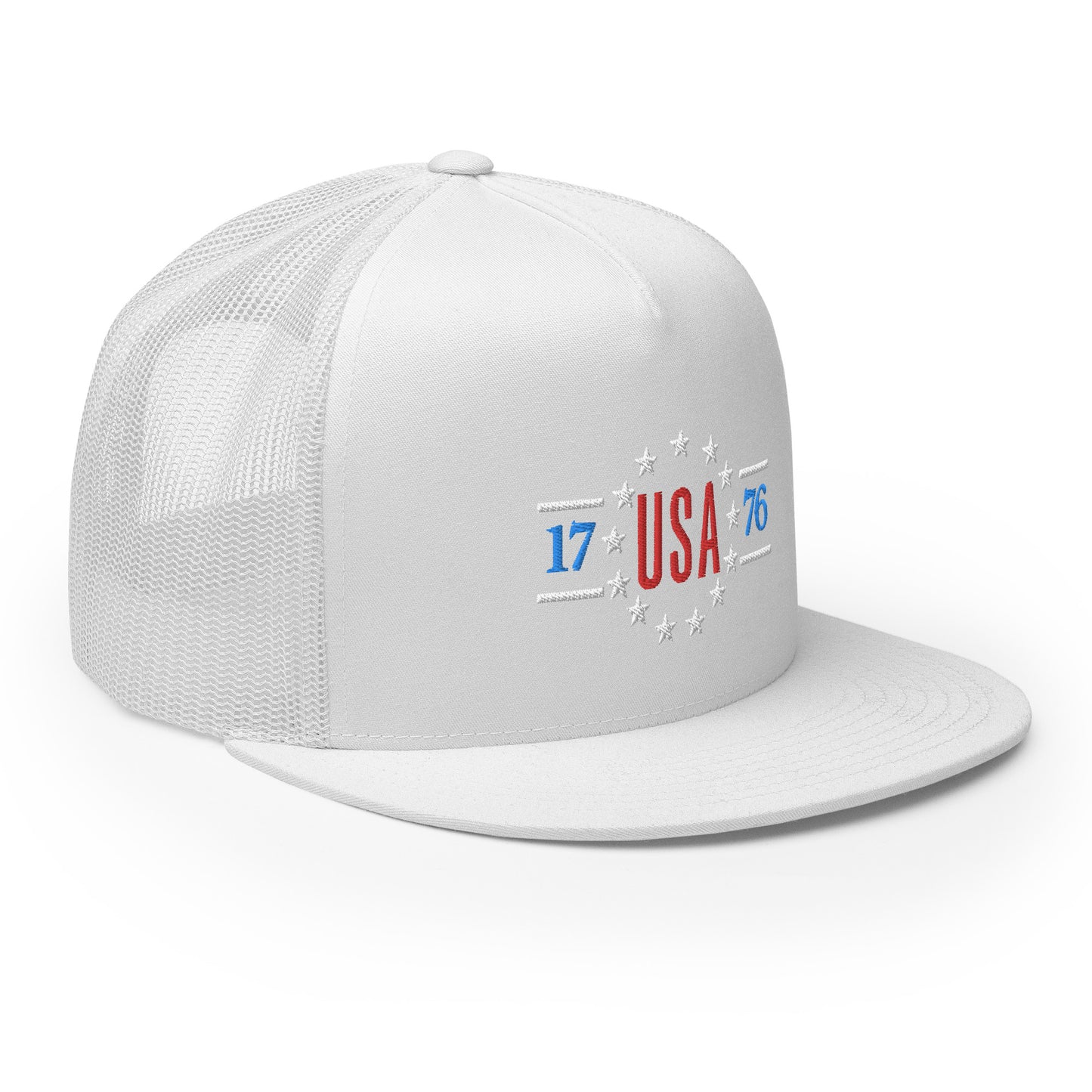 USA 1776 High Profile Trucker Cap