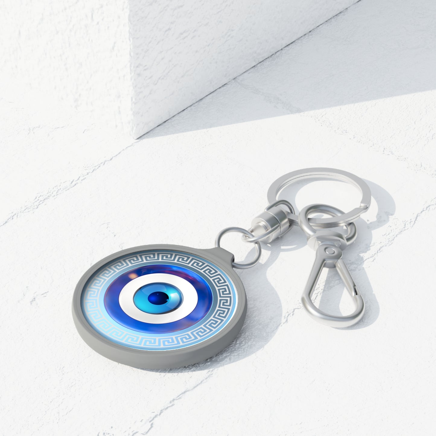 Evil Eye Blues Keychain