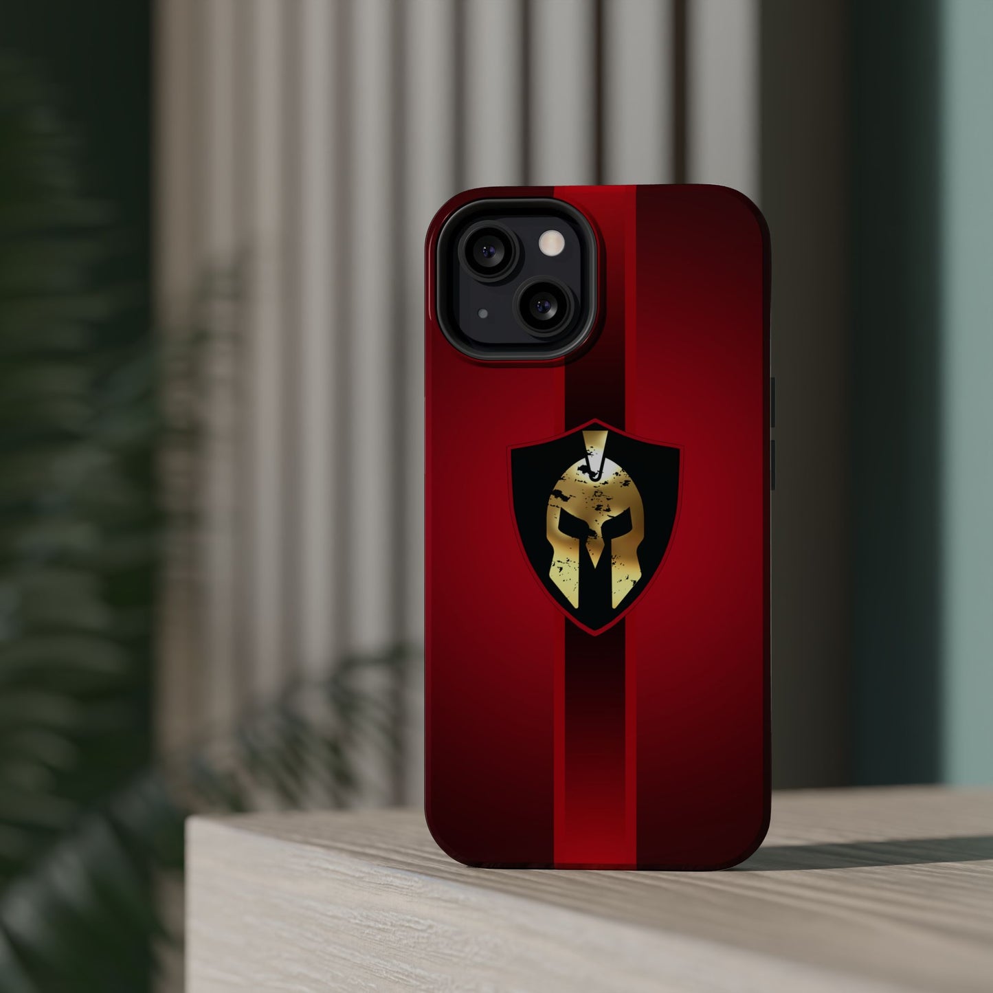 Spartan Helmet Magnetic Impact-Resistant Phone Case