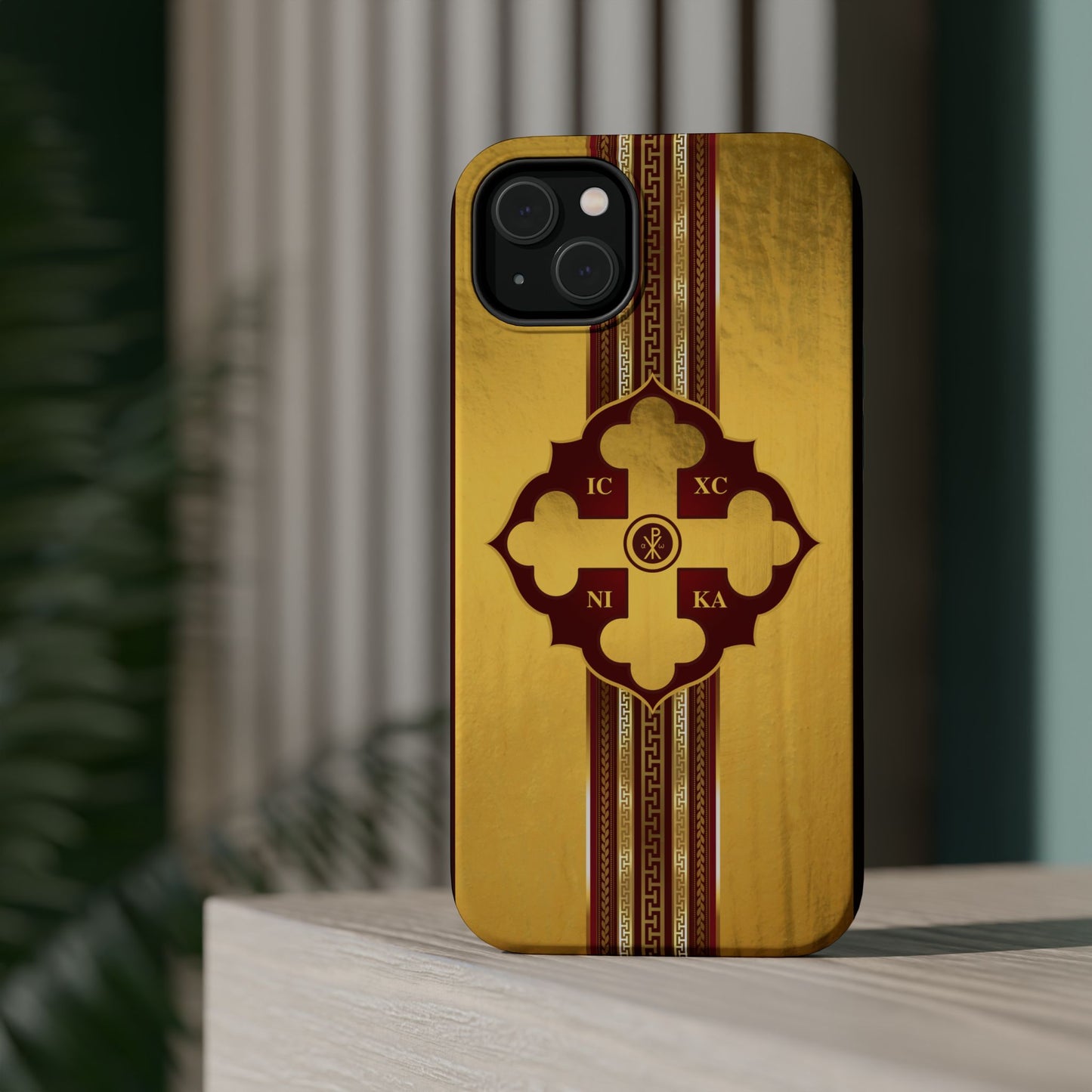 Greek Orthodox Cross Magnetic Impact-Resistant Phone Case