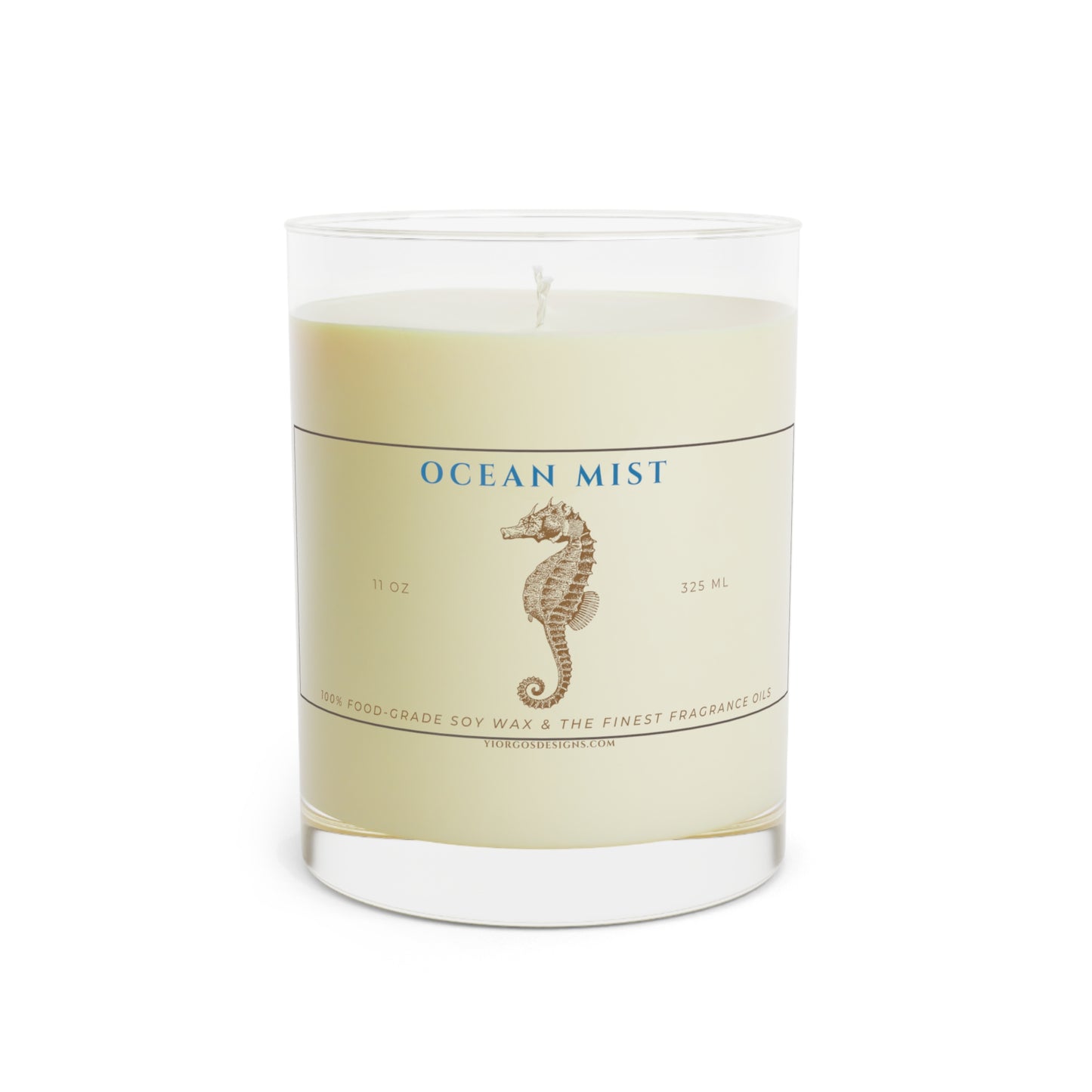 White tea Fig, Mint Lavender Sage, Ocean Mist Scented Candles